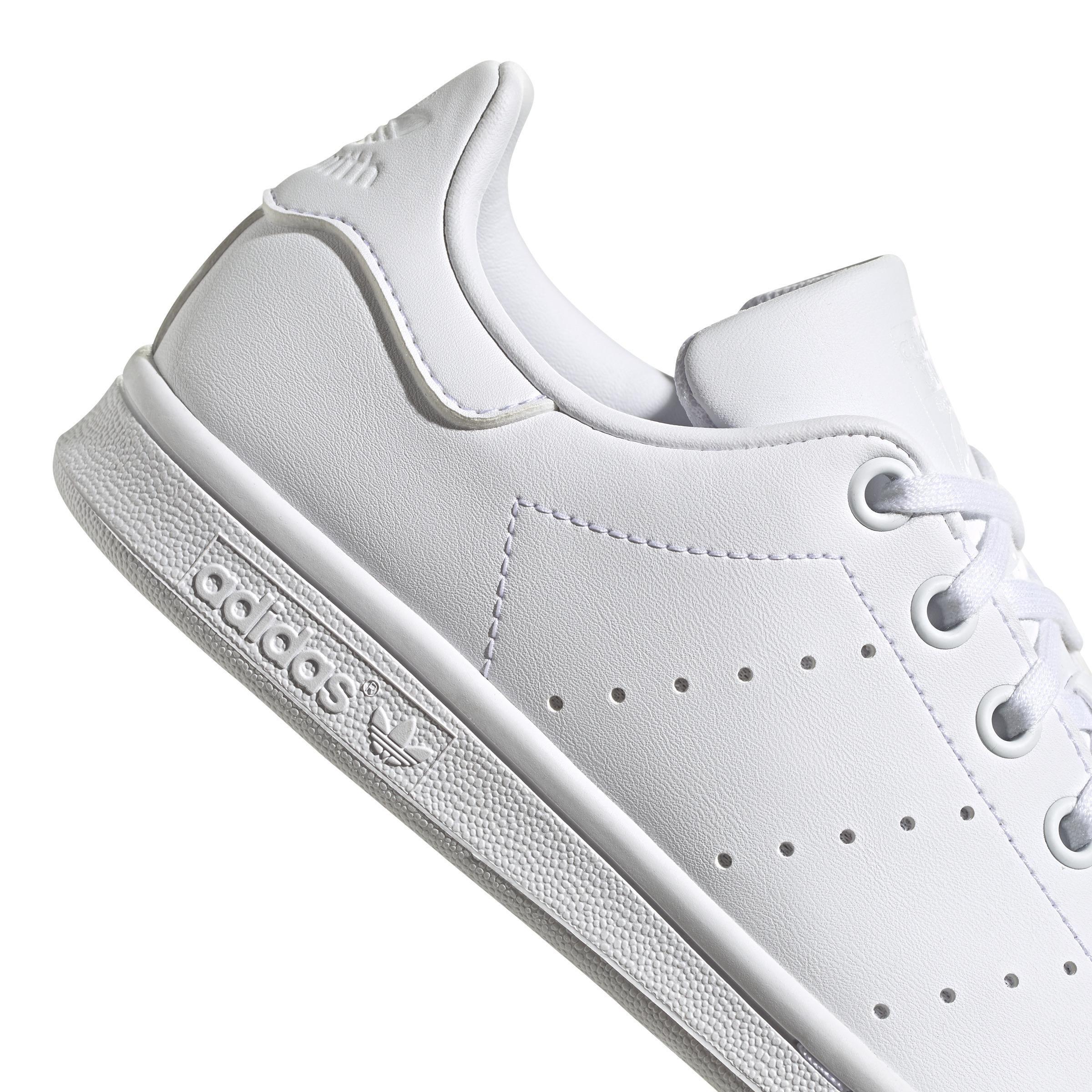 Unisex Kids Stan Smith Shoes, White, A901_ONE, large image number 5