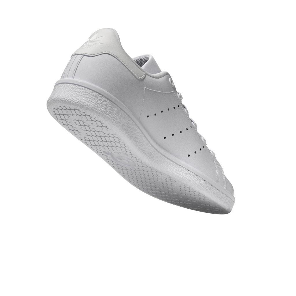 Unisex Kids Stan Smith Shoes, White, A901_ONE, large image number 10