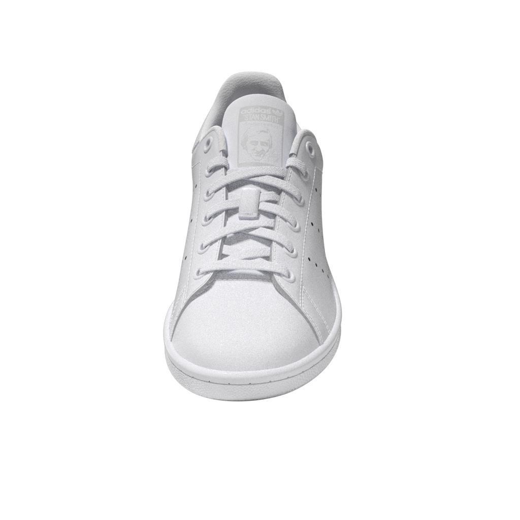 Unisex Kids Stan Smith Shoes, White, A901_ONE, large image number 12