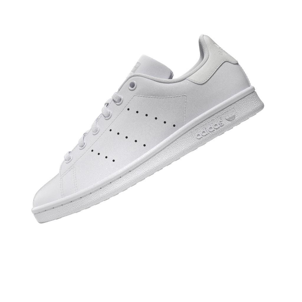 Unisex Kids Stan Smith Shoes, White, A901_ONE, large image number 14