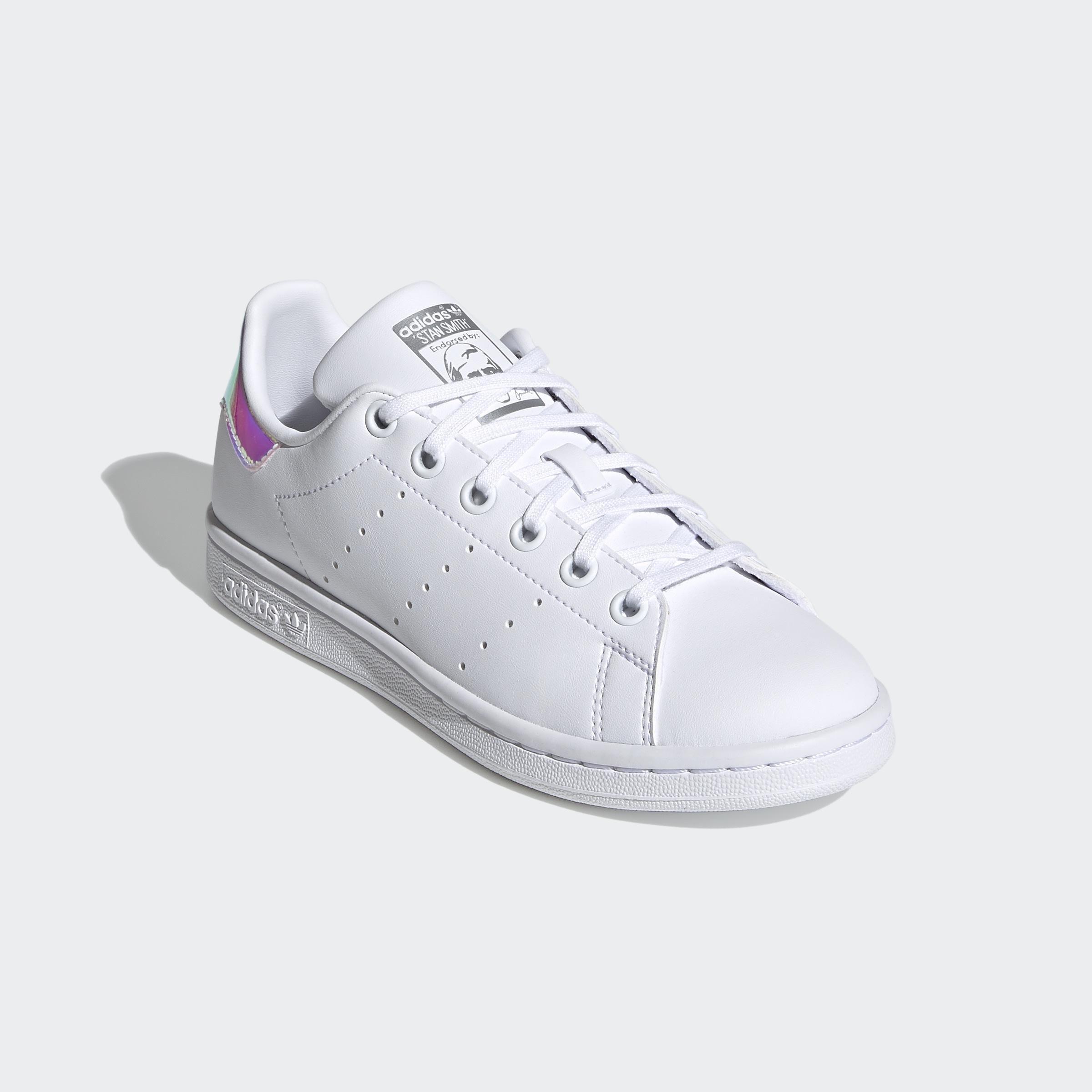 Kids Unisex Stan Smith Shoes, White, A901_ONE, large image number 2