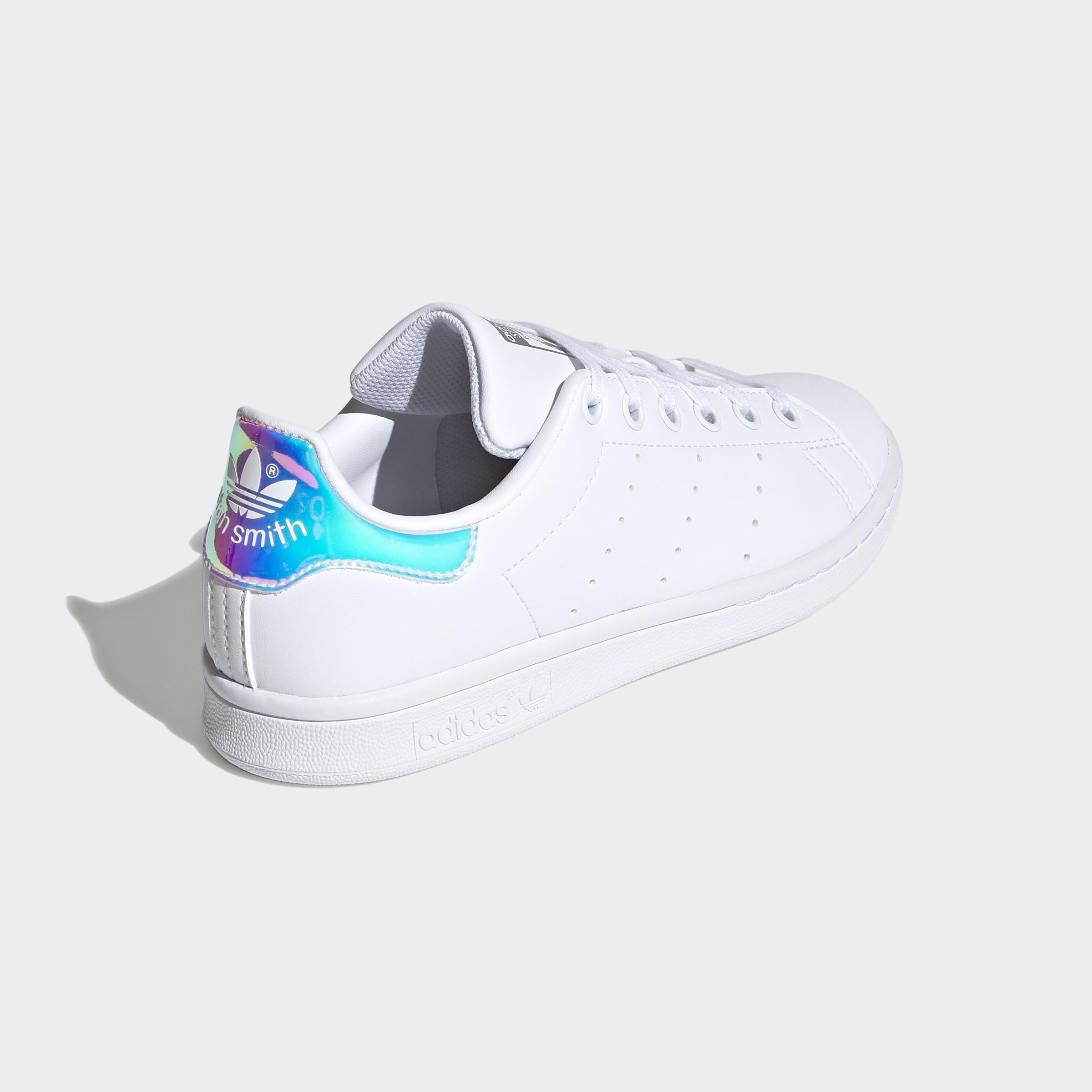 Kids Unisex Stan Smith Shoes, White, A901_ONE, large image number 3
