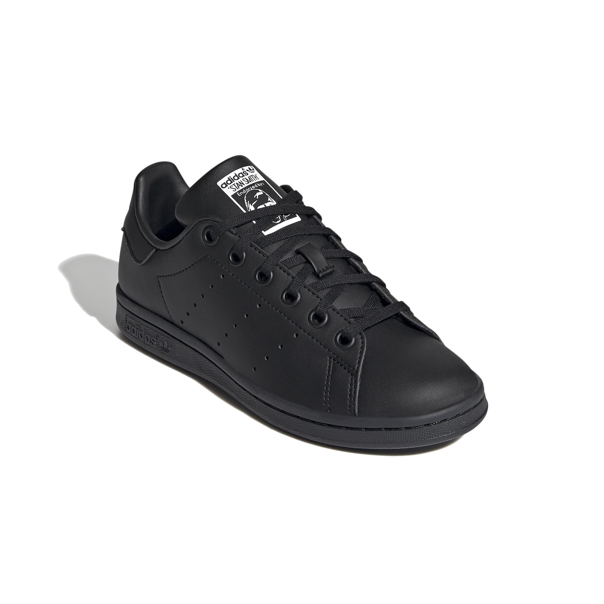Unisex Kids Stan Smith Shoes, Black, A901_ONE, medium