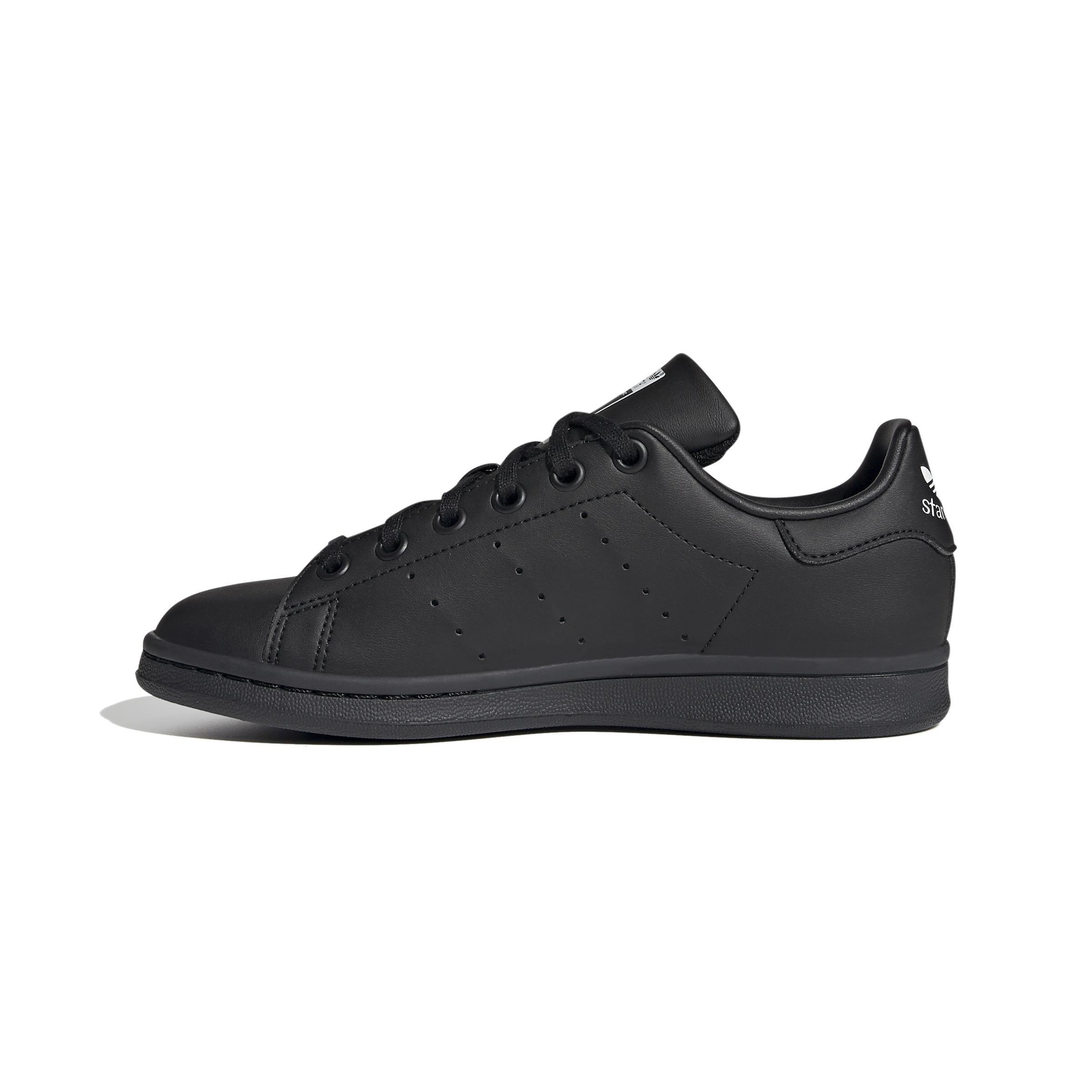 Unisex Kids Stan Smith Shoes, Black, A901_ONE, large image number 13