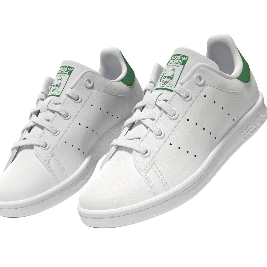 Unisex Kids Stan Smith Shoes, White, , large image number 6