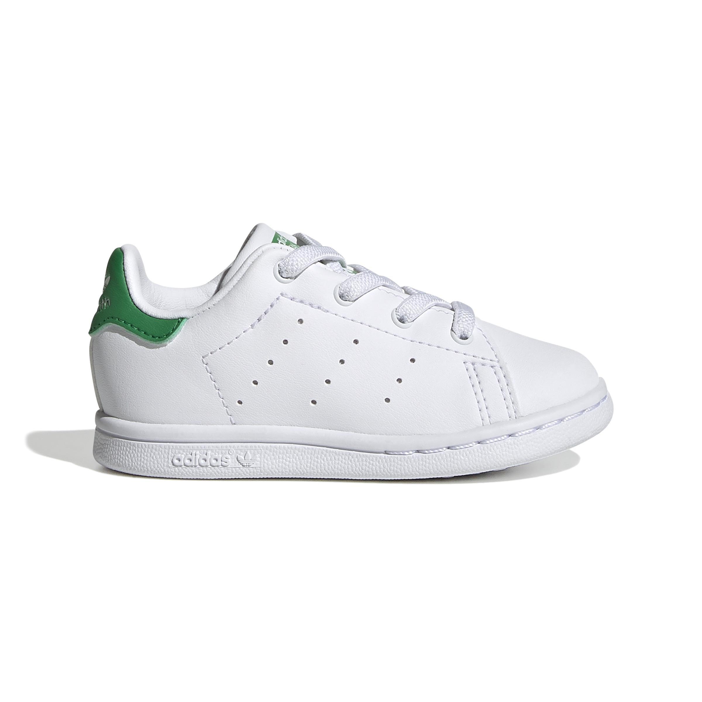 Unisex Kids Stan Smith Shoes, White, A901_ONE, large image number 0