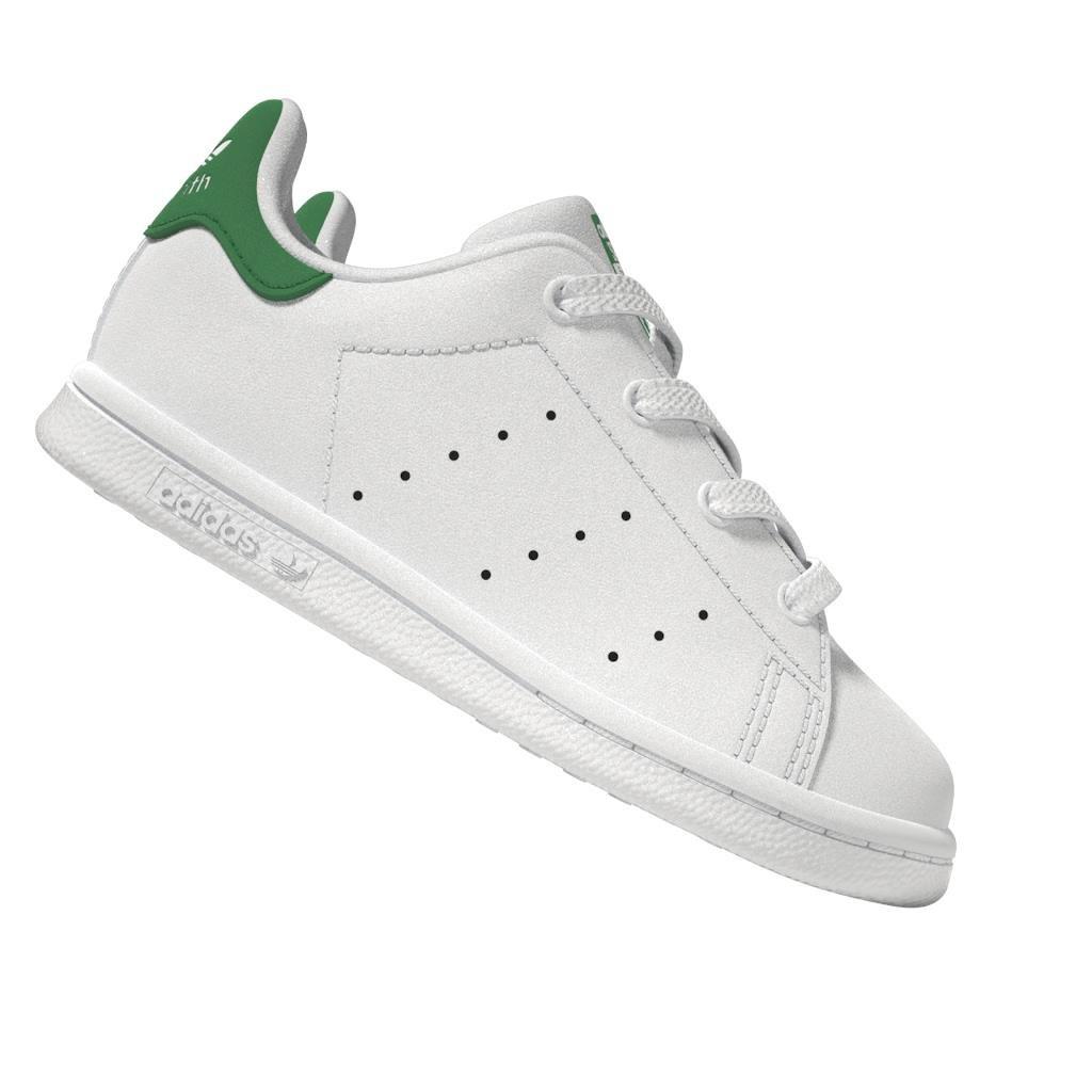 Unisex Kids Stan Smith Shoes, White, A901_ONE, large image number 6