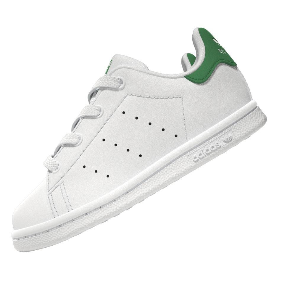 Unisex Kids Stan Smith Shoes, White, A901_ONE, large image number 8