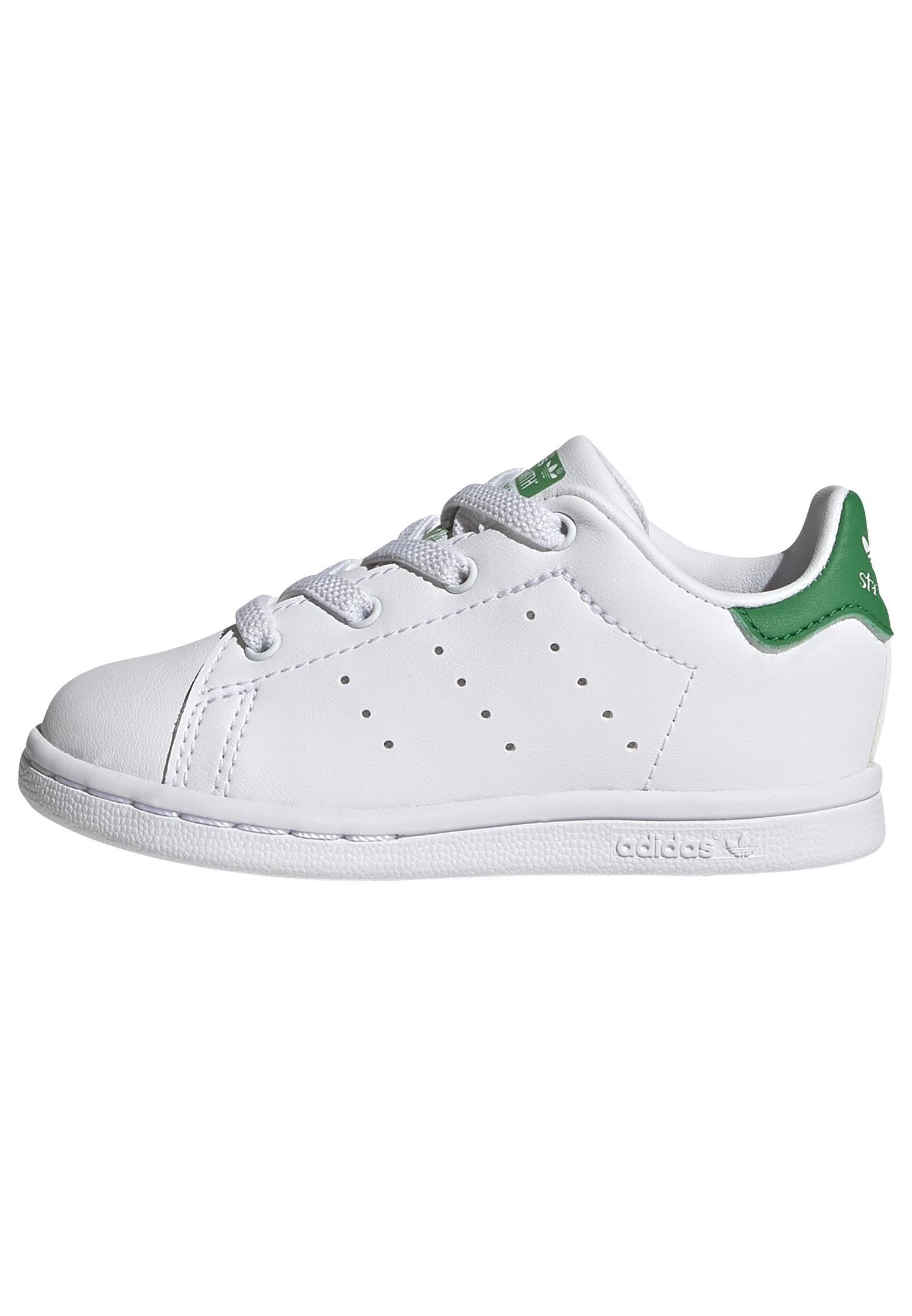 Unisex Kids Stan Smith Shoes, White, A901_ONE, large image number 13