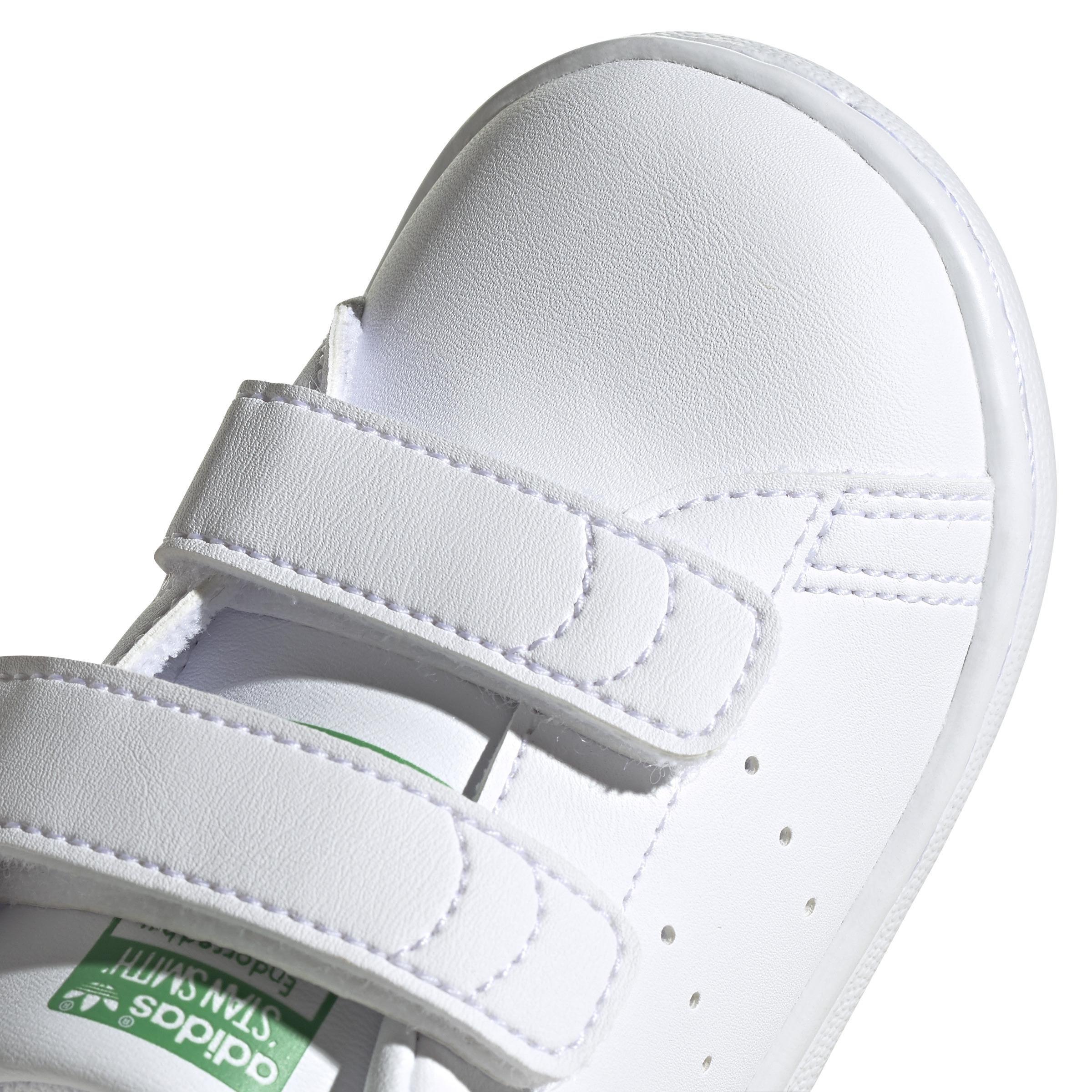 Kids Unisex Stan Smith Shoes, White, A901_ONE, large image number 8