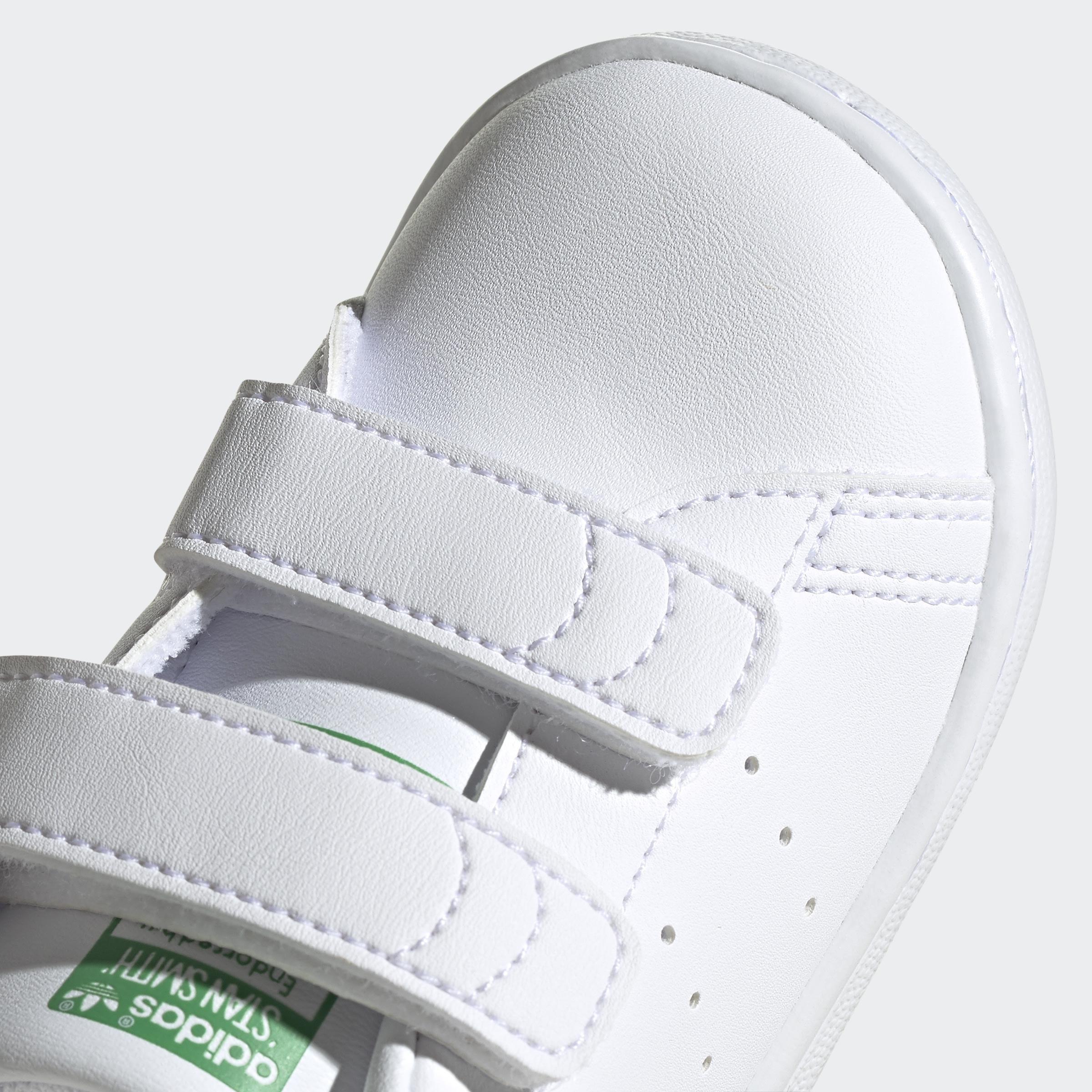Kids Unisex Stan Smith Shoes, White, A901_ONE, large image number 11