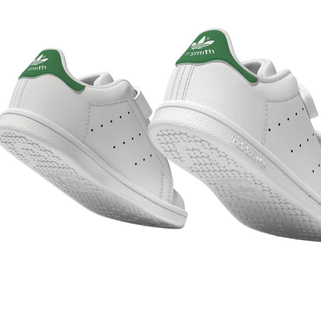 Kids Unisex Stan Smith Shoes, White, A901_ONE, large image number 12