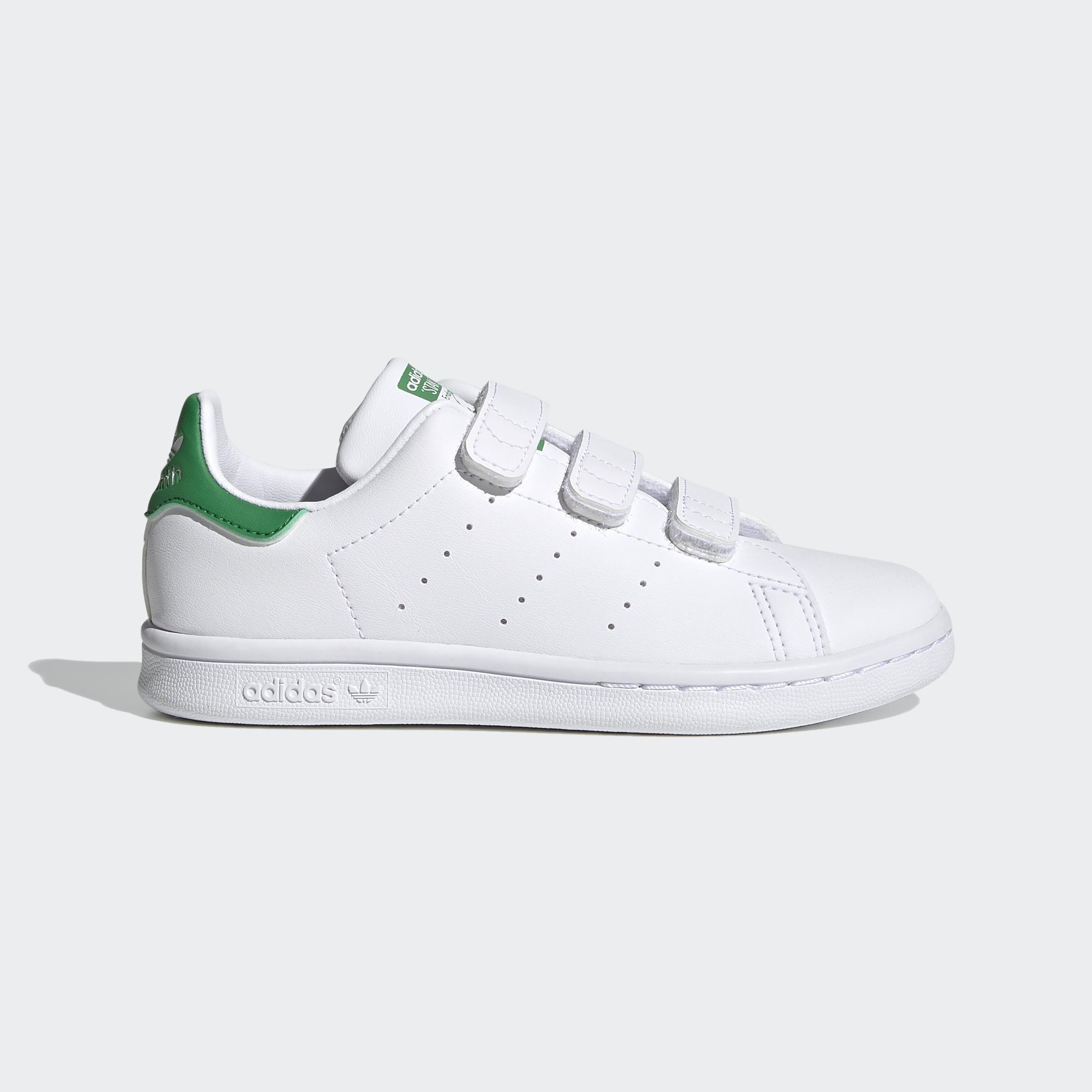Kids Unisex Stan Smith Shoes, White, A901_ONE, large image number 1