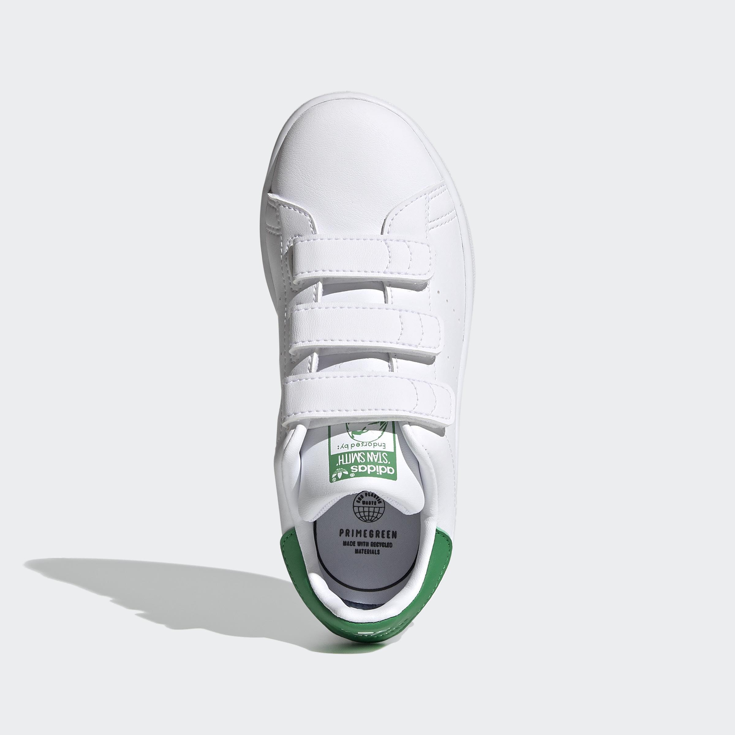 Kids Unisex Stan Smith Shoes, White, A901_ONE, large image number 3