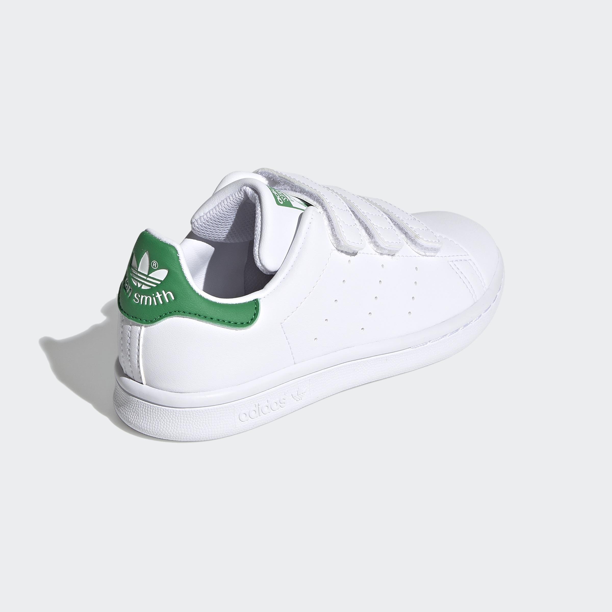 Kids Unisex Stan Smith Shoes, White, A901_ONE, large image number 7