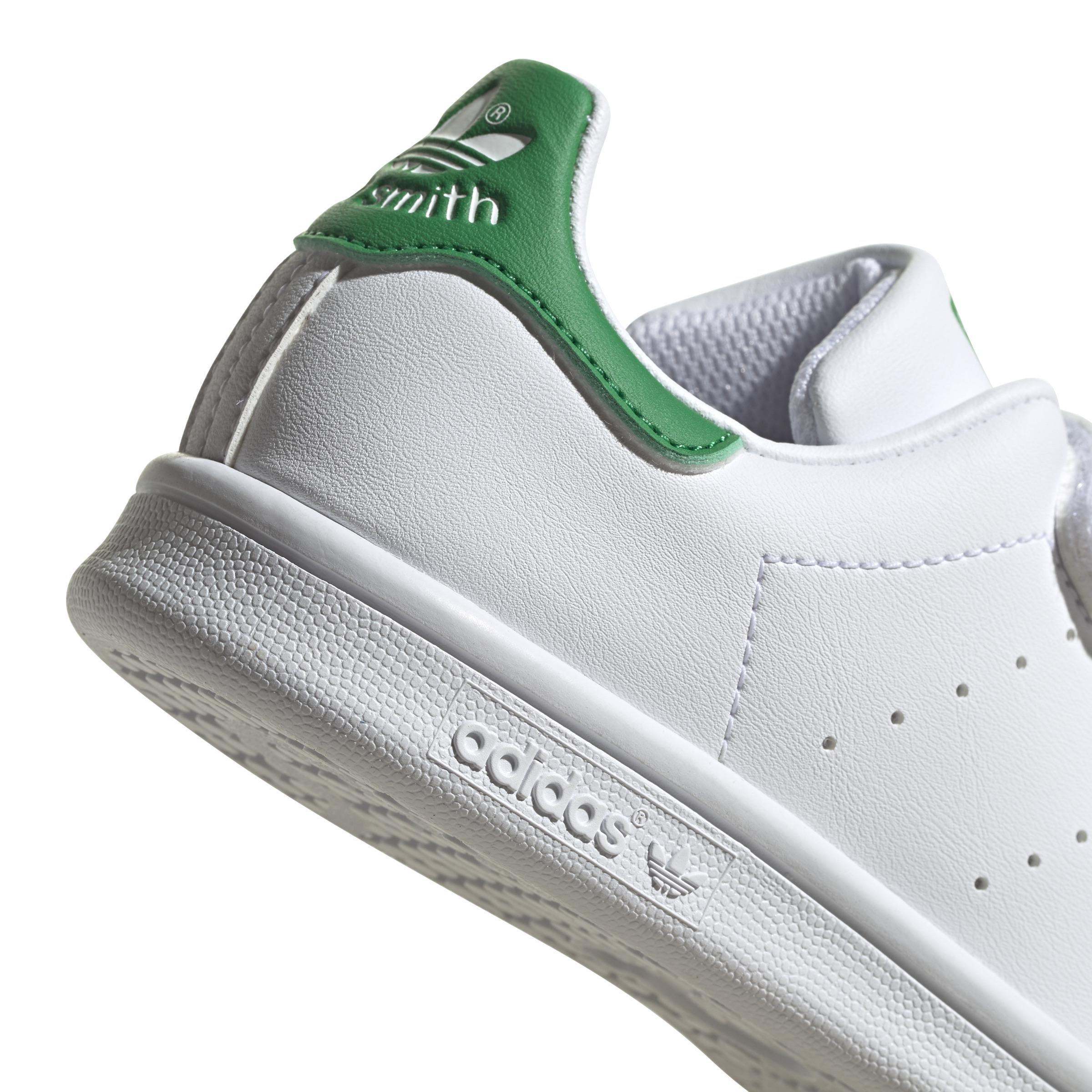 Kids Unisex Stan Smith Shoes, White, A901_ONE, large image number 8