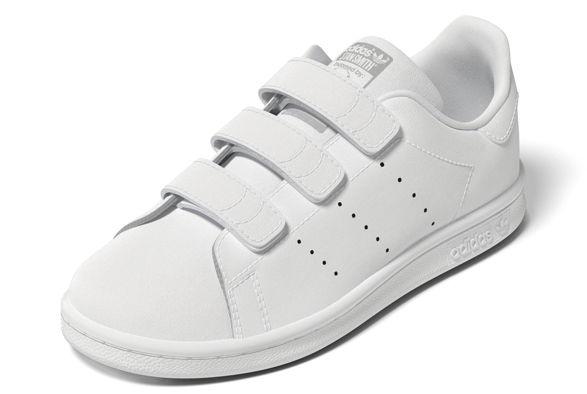 Unisex Kids Stan Smith Shoes , White, A901_ONE, large image number 6