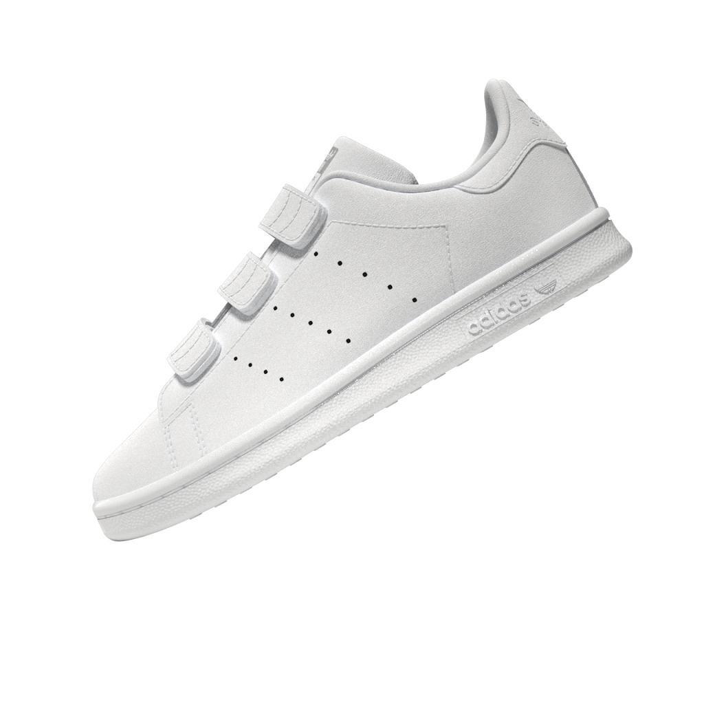 Unisex Kids Stan Smith Shoes , White, A901_ONE, large image number 8
