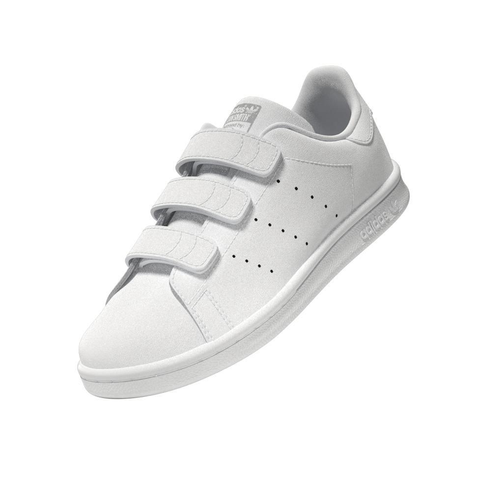 Unisex Kids Stan Smith Shoes , White, A901_ONE, large image number 10