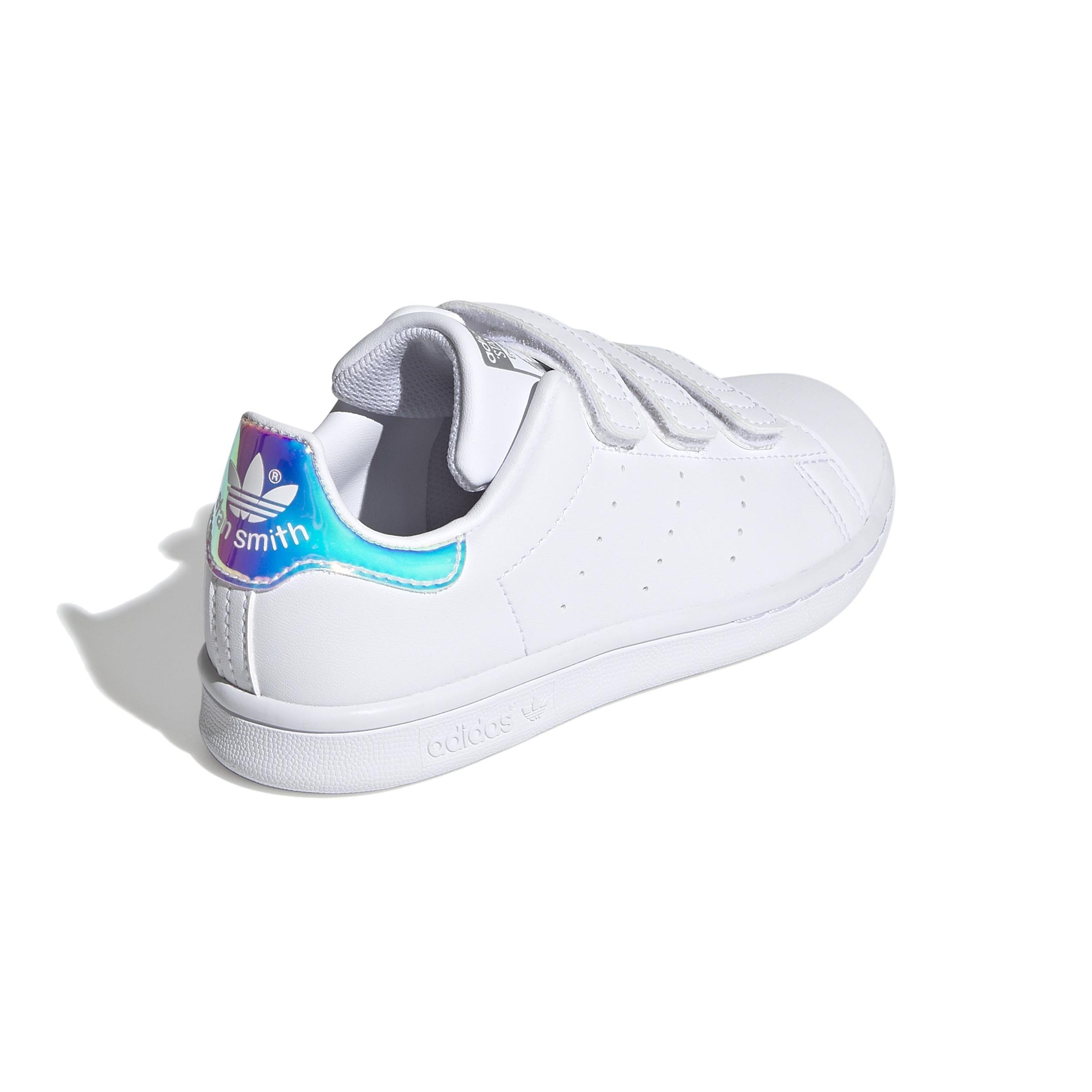 Unisex Kids Stan Smith Shoes, White, A901_ONE, large image number 2