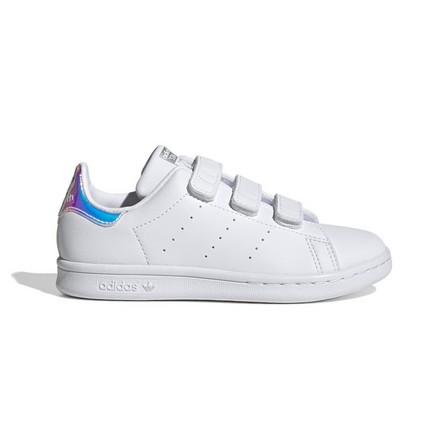 Kids Unisex Stan Smith Shoes, White, A901_ONE, large image number 6