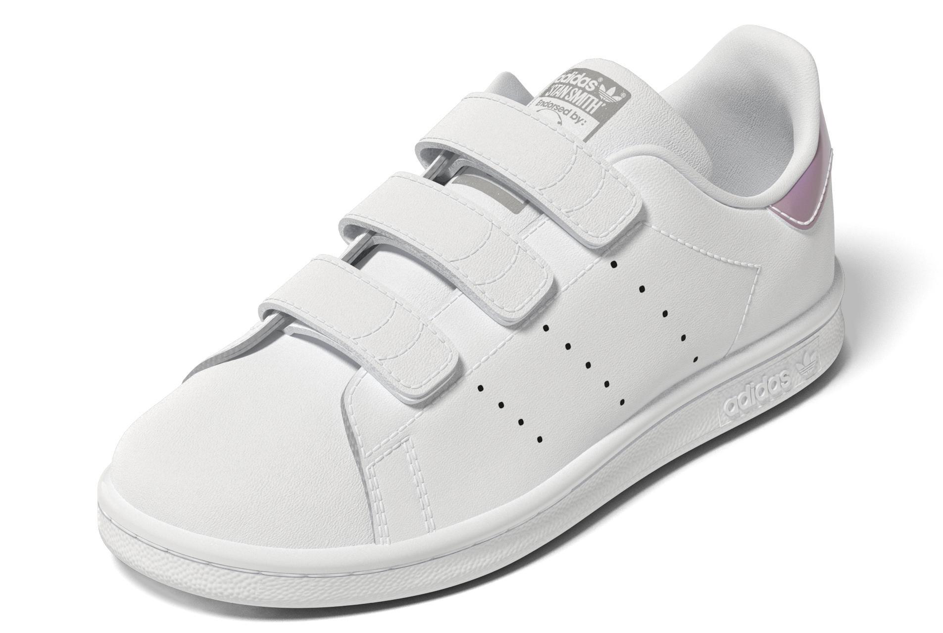 Unisex Kids Stan Smith Shoes, White, A901_ONE, large image number 12