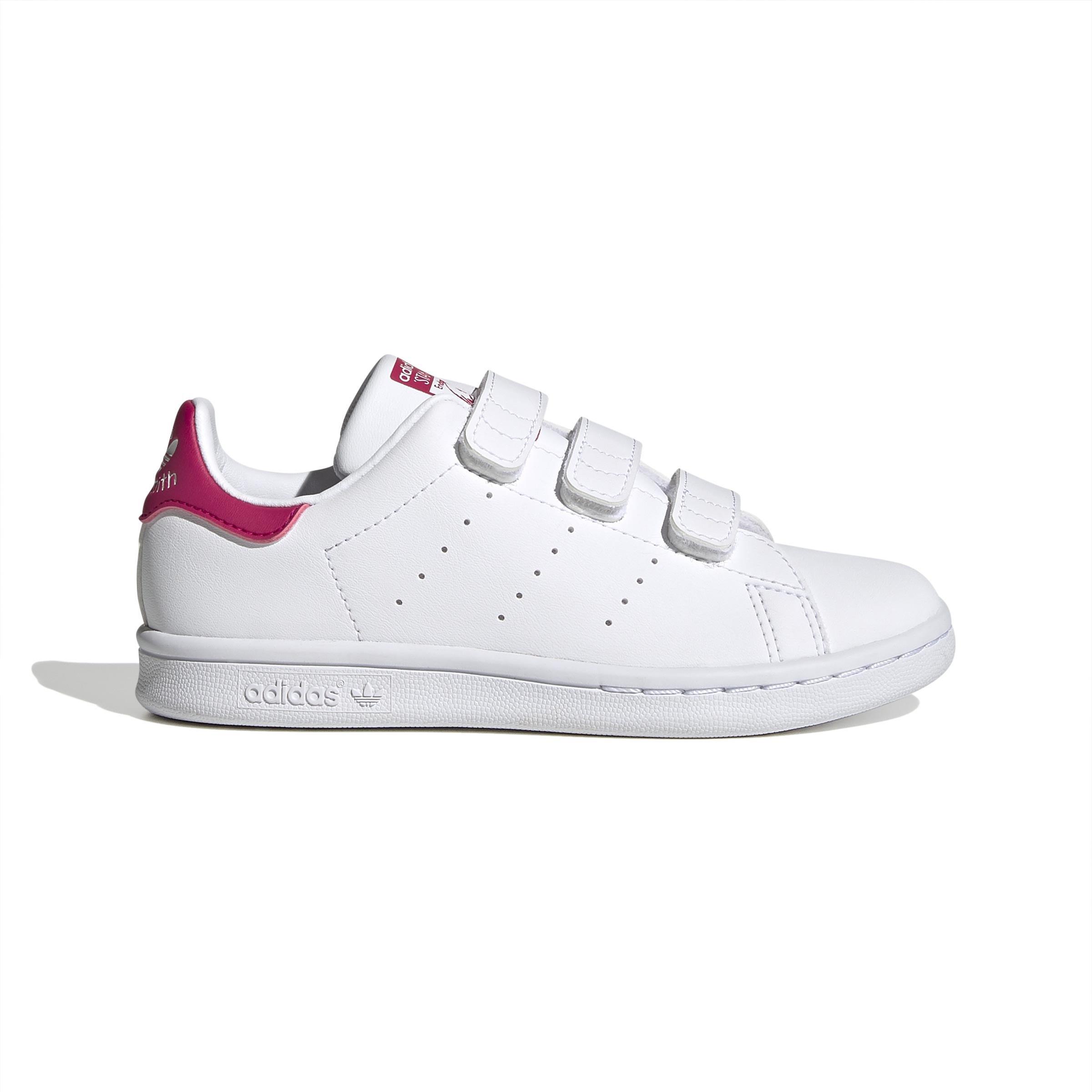 Unisex Kids Stan Smith Shoes, White, A901_ONE, large image number 0