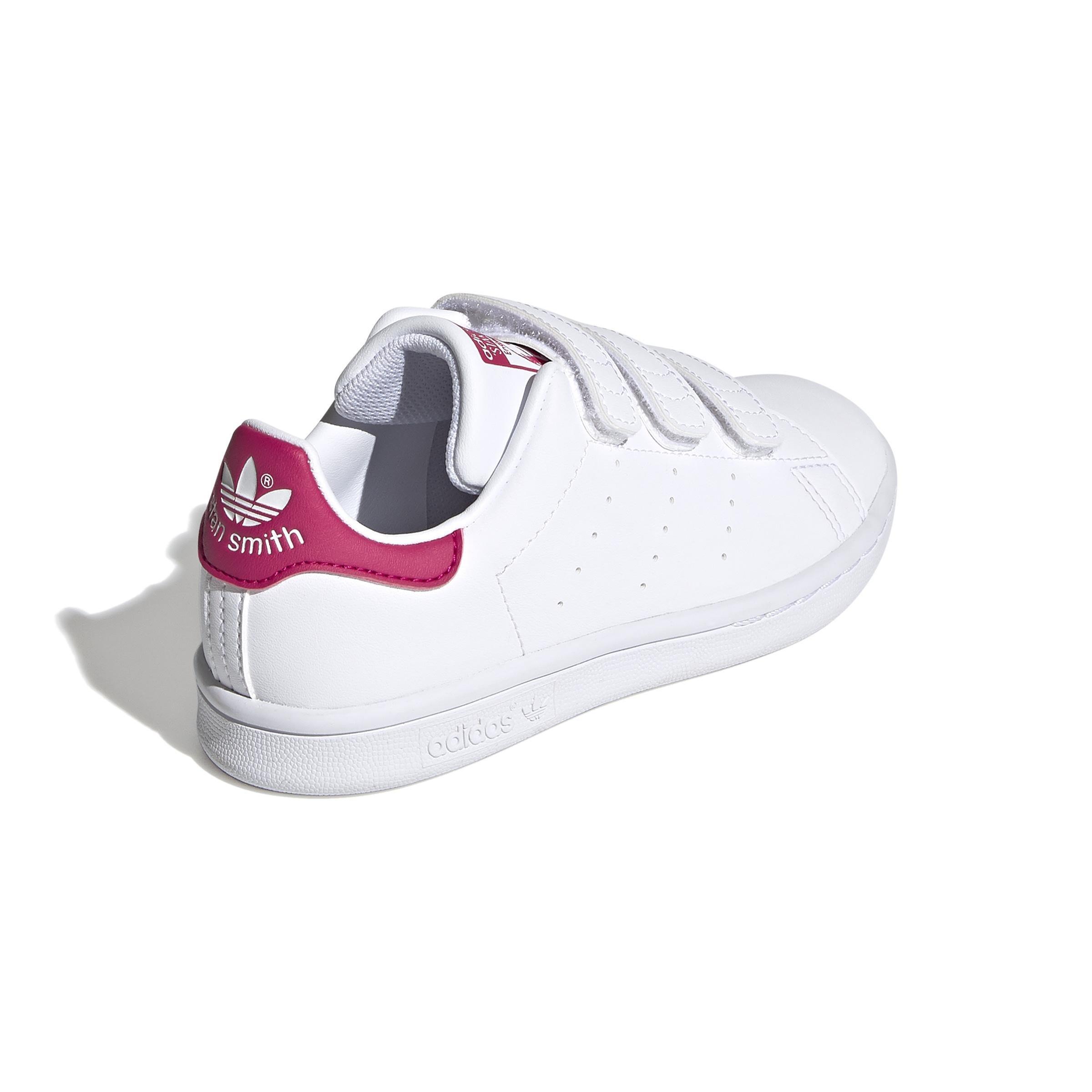 Unisex Kids Stan Smith Shoes, White, A901_ONE, large image number 3