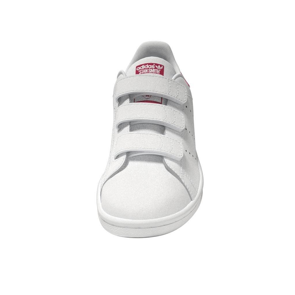 Unisex Kids Stan Smith Shoes, White, A901_ONE, large image number 6