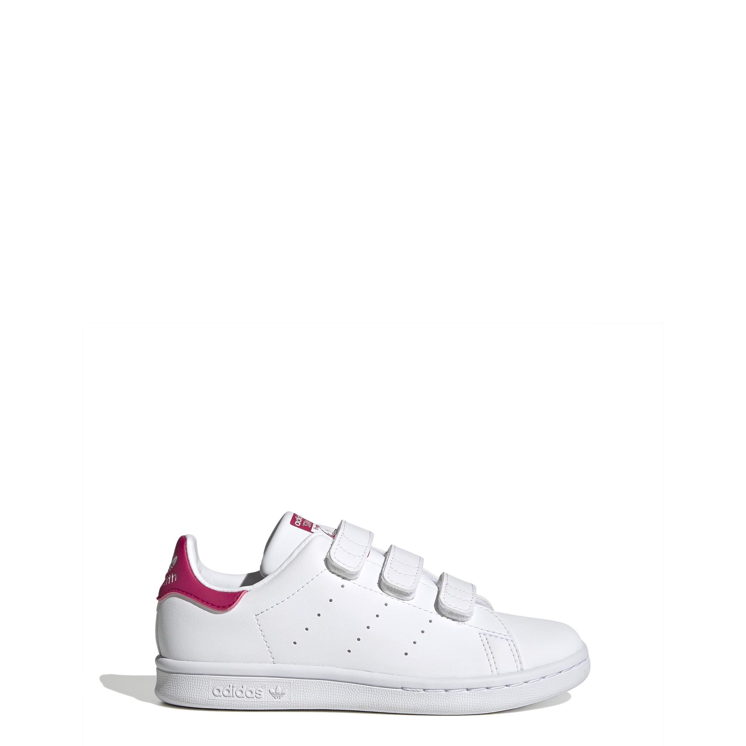 Unisex Kids Stan Smith Shoes, White, A901_ONE, large image number 12