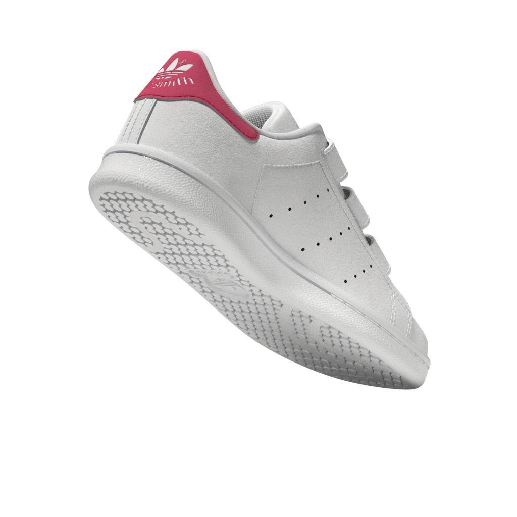 Unisex Kids Stan Smith Shoes, White, A901_ONE, large image number 13