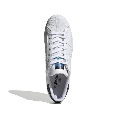 Men Superstar Shoes Ftwr, White, A901_ONE, large image number 12