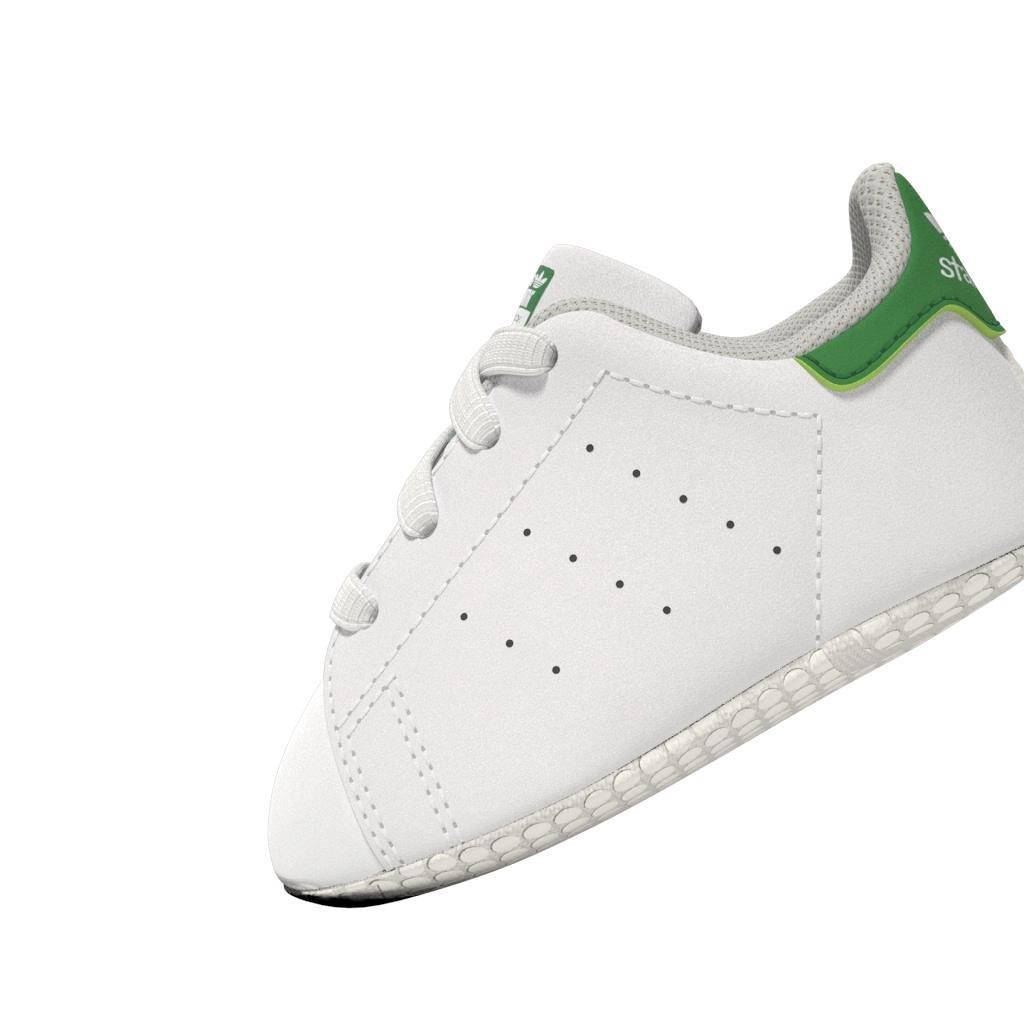 Unisex Kids Stan Smith Crib Shoes, White, , large image number 14