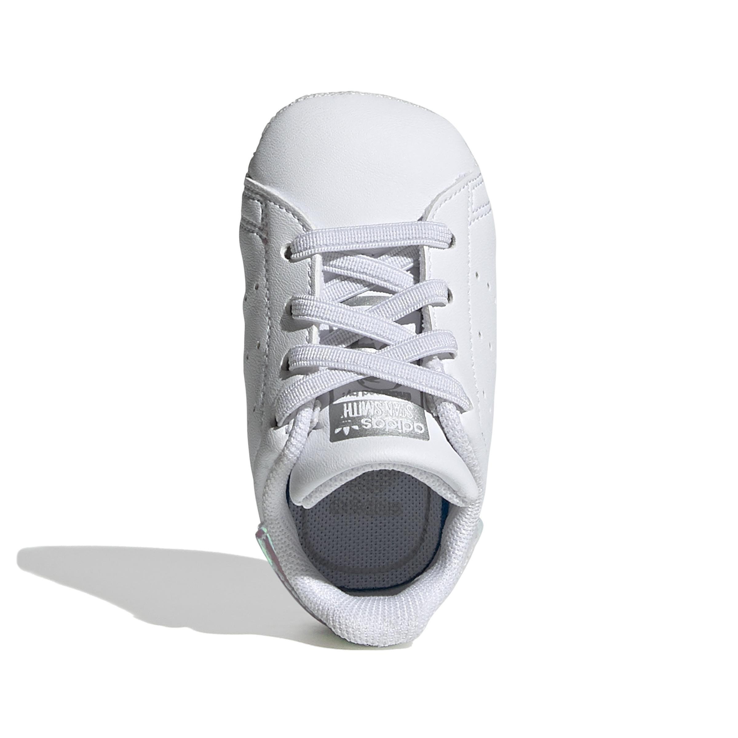 Unisex Kids Stan Smith Crib Shoes, White, A901_ONE, large image number 1