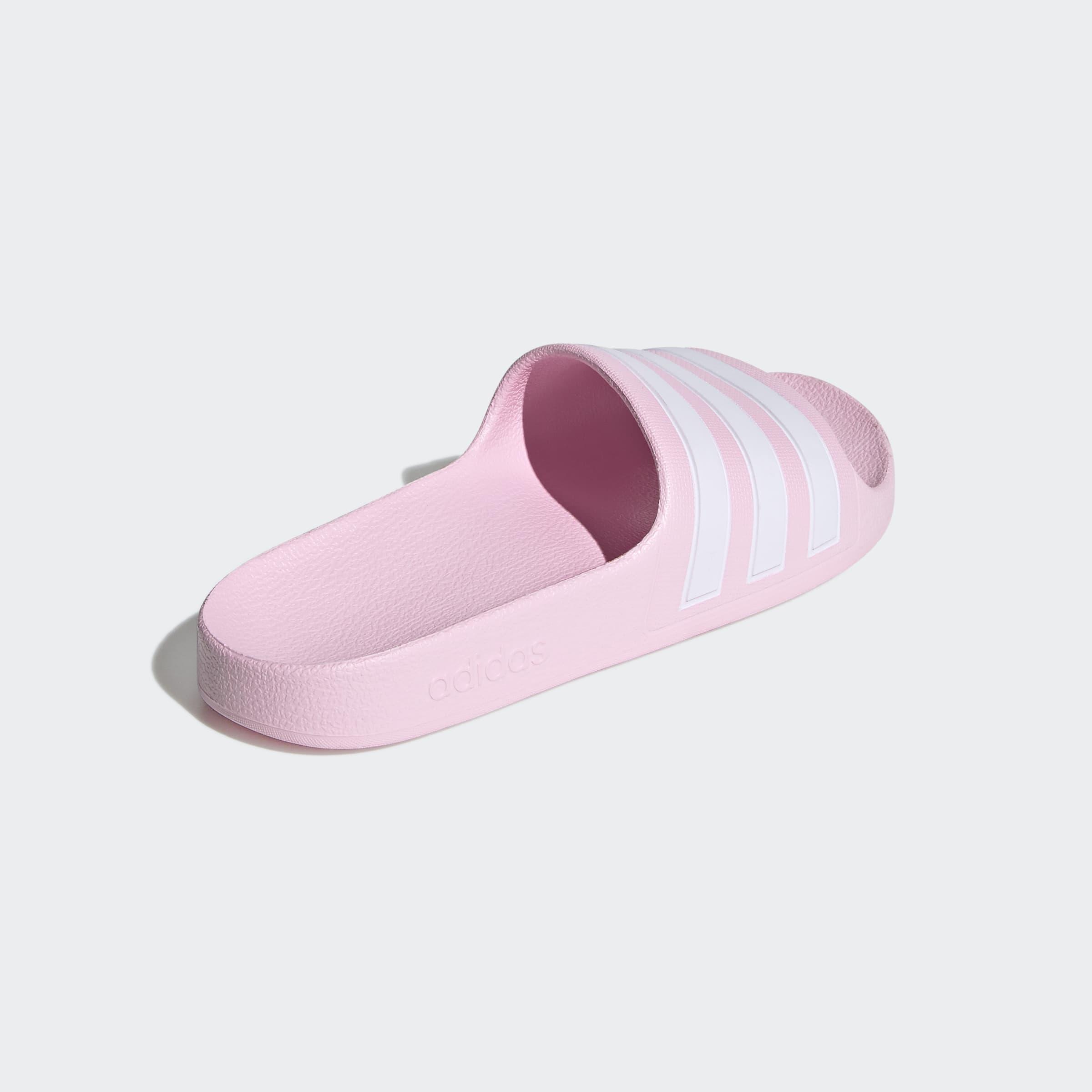 Kids Unisex Adilette Aqua Slides, Pink, A901_ONE, large image number 3
