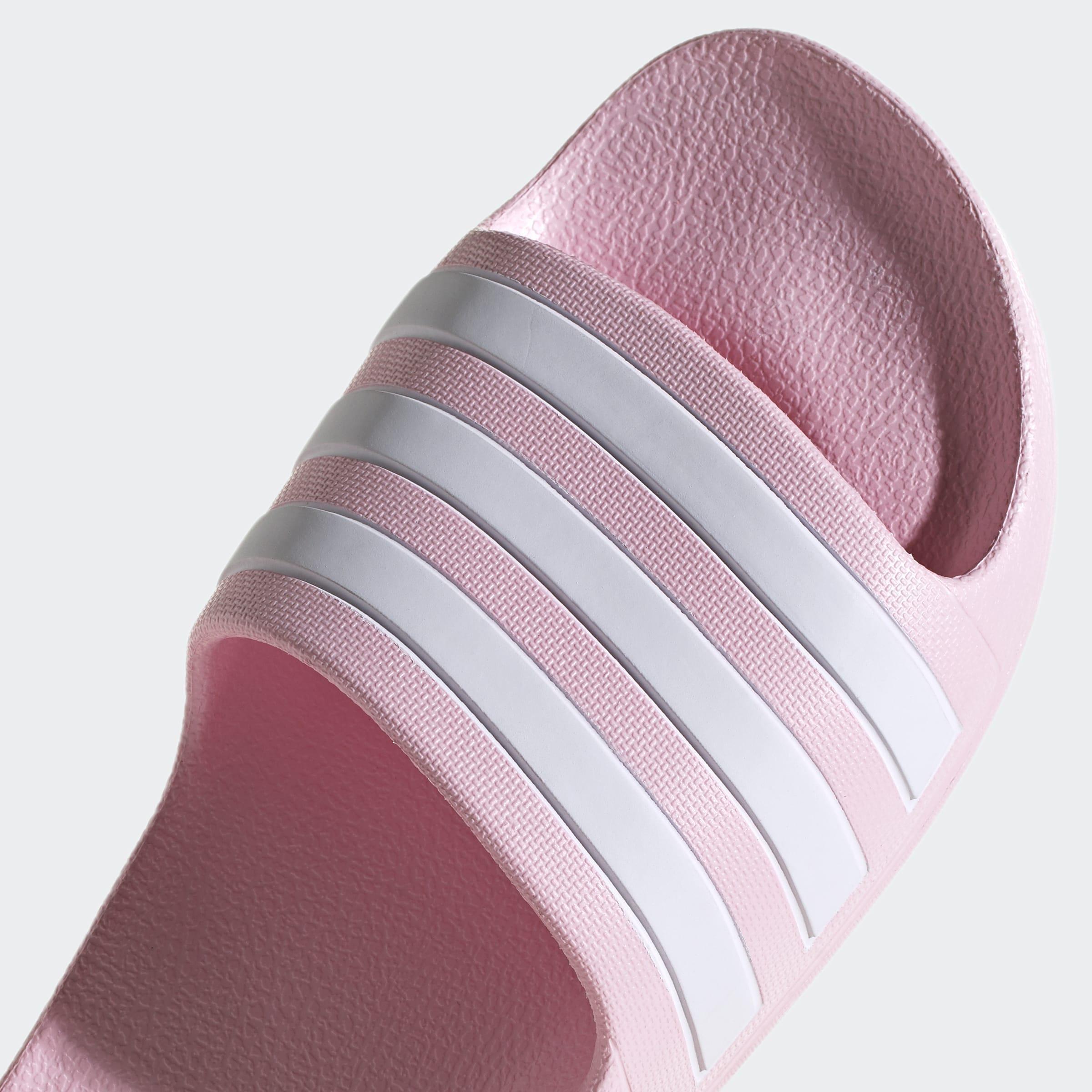 Kids Unisex Adilette Aqua Slides, Pink, A901_ONE, large image number 5