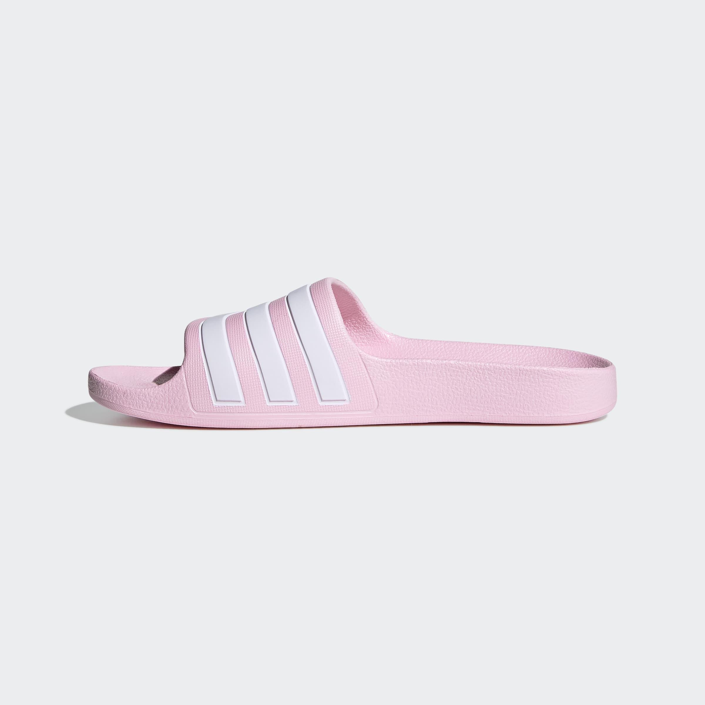Kids Unisex Adilette Aqua Slides, Pink, A901_ONE, large image number 7