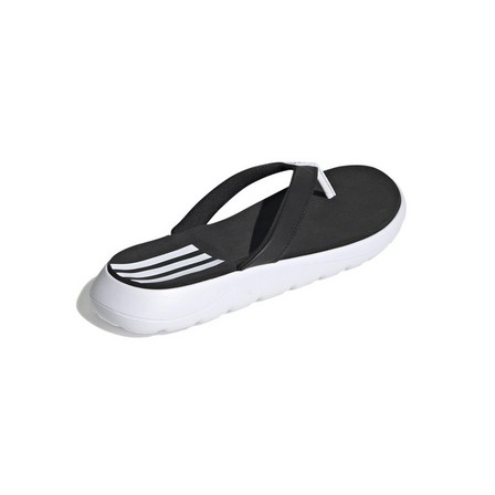 Women Comfort Flip Flop Adidas, White, A901_ONE, large image number 1
