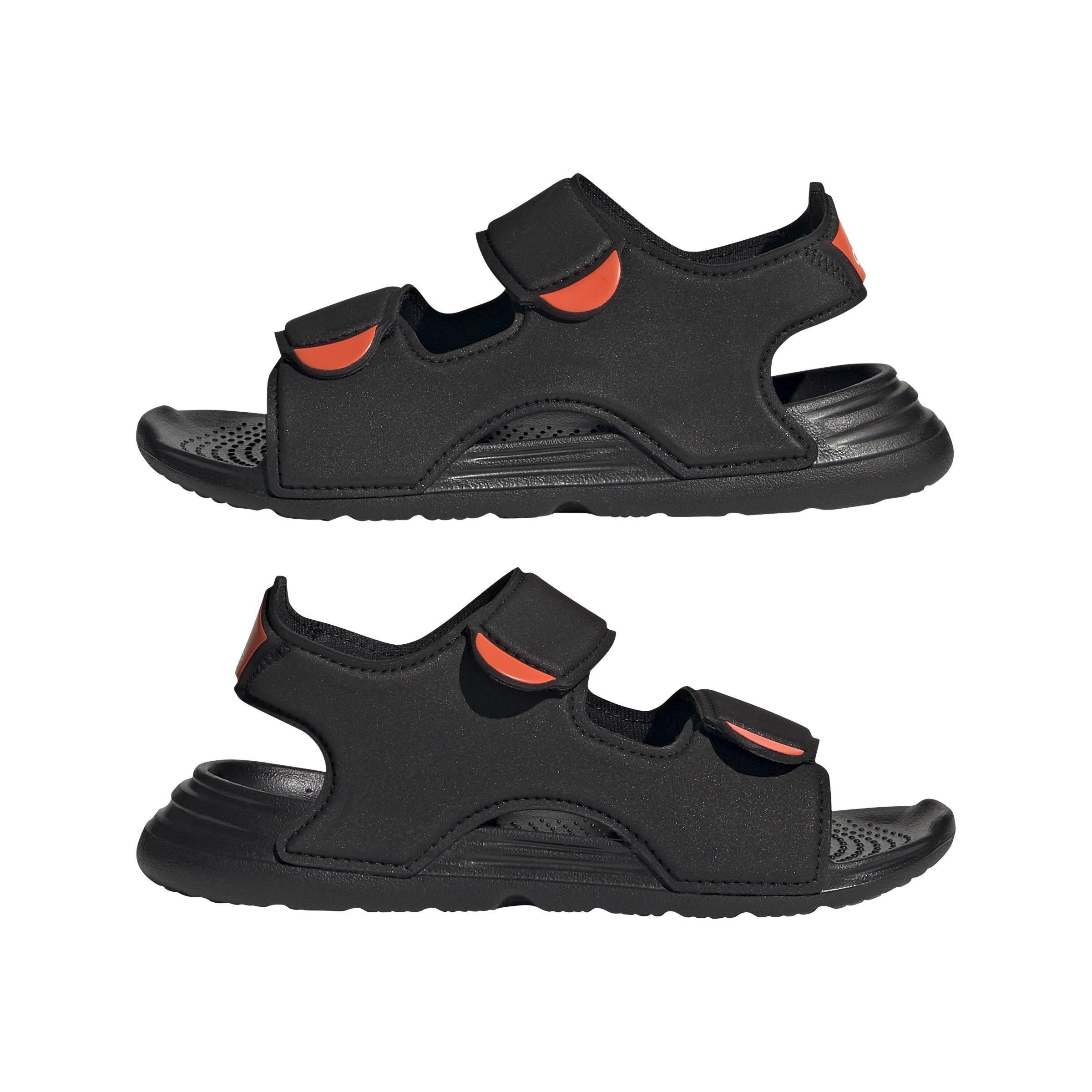 Unisex Kids Swim Sandals, Black, , large image number 6