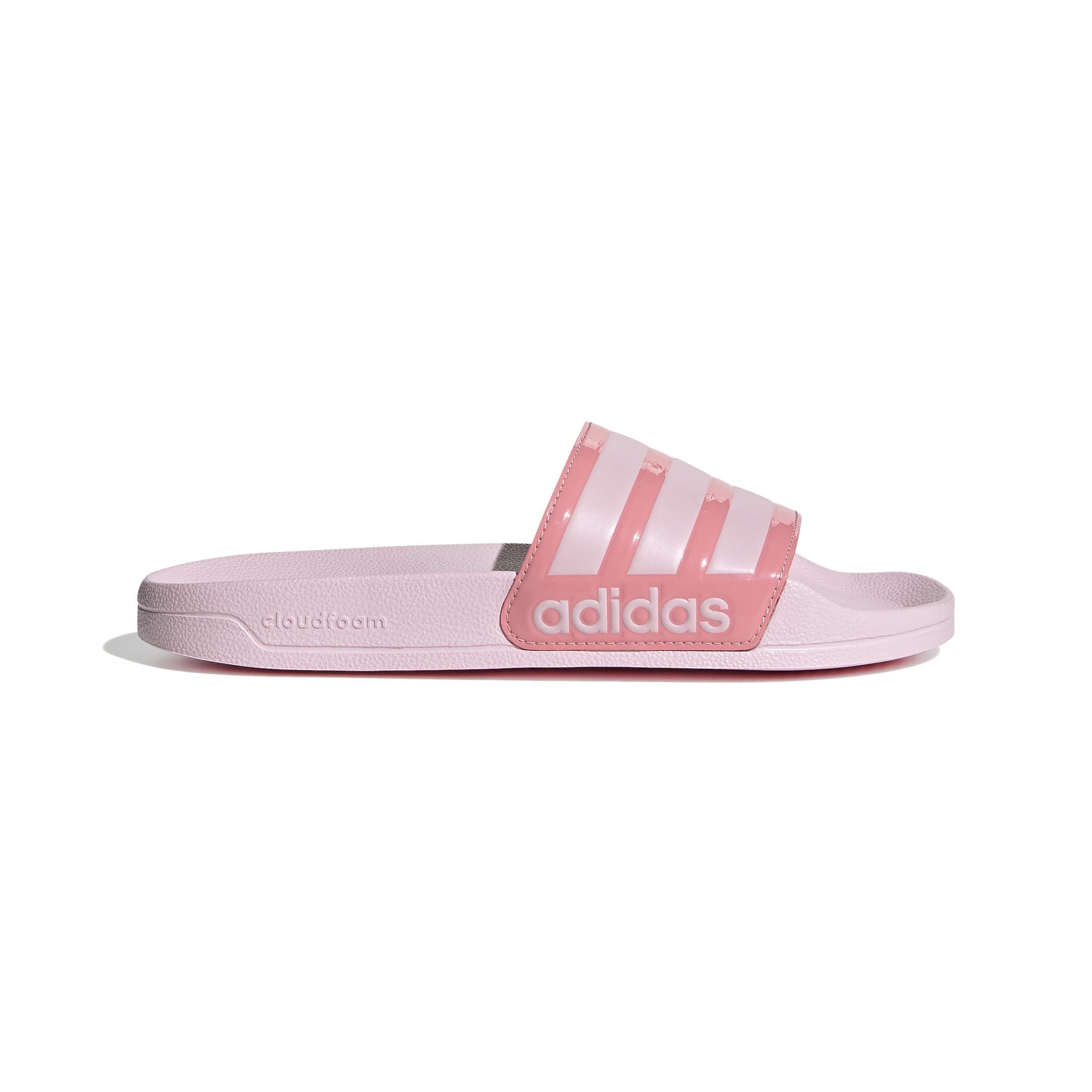 Adilette Shower Slides, Pink, A901_ONE, large image number 0