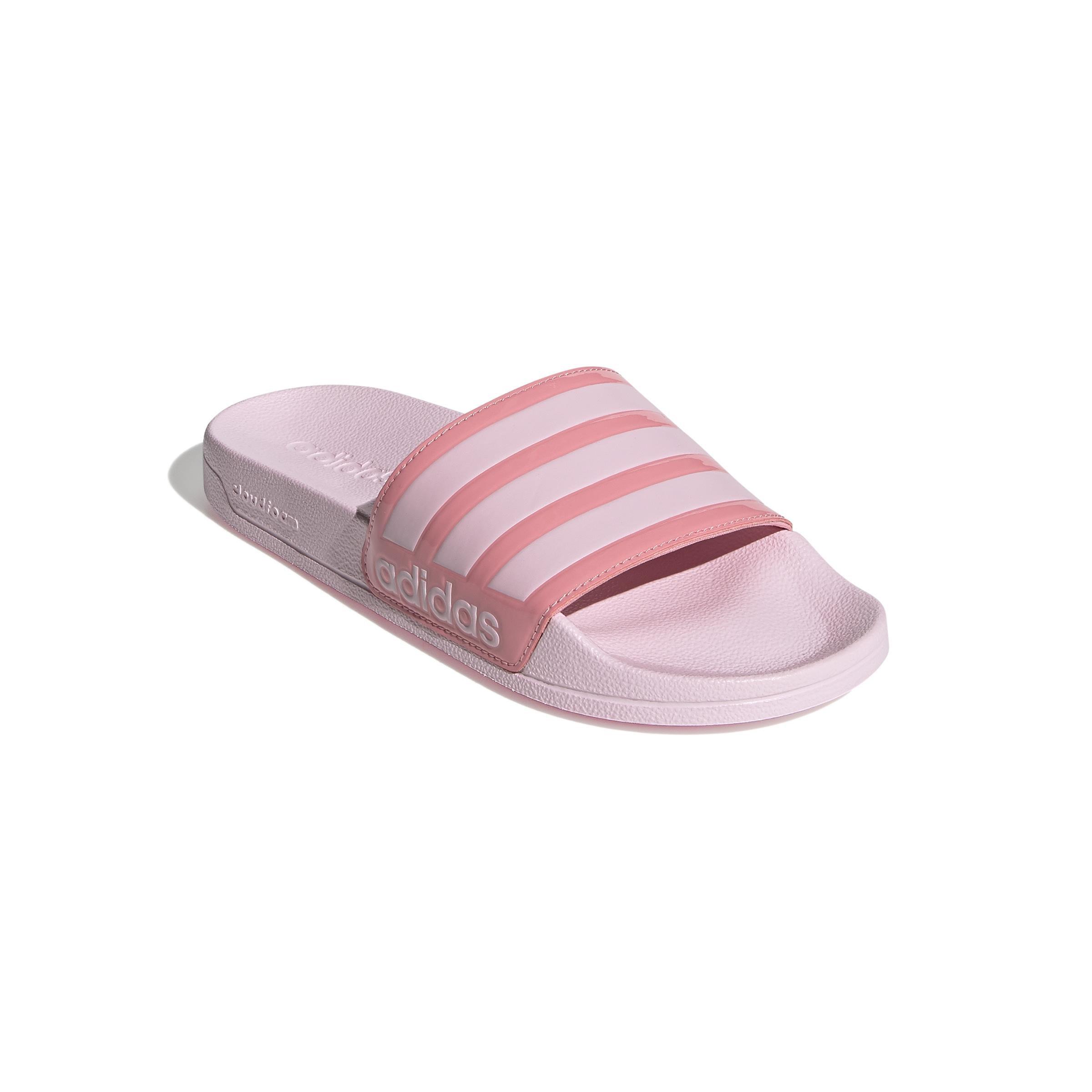 Adilette Shower Slides, Pink, A901_ONE, large image number 2