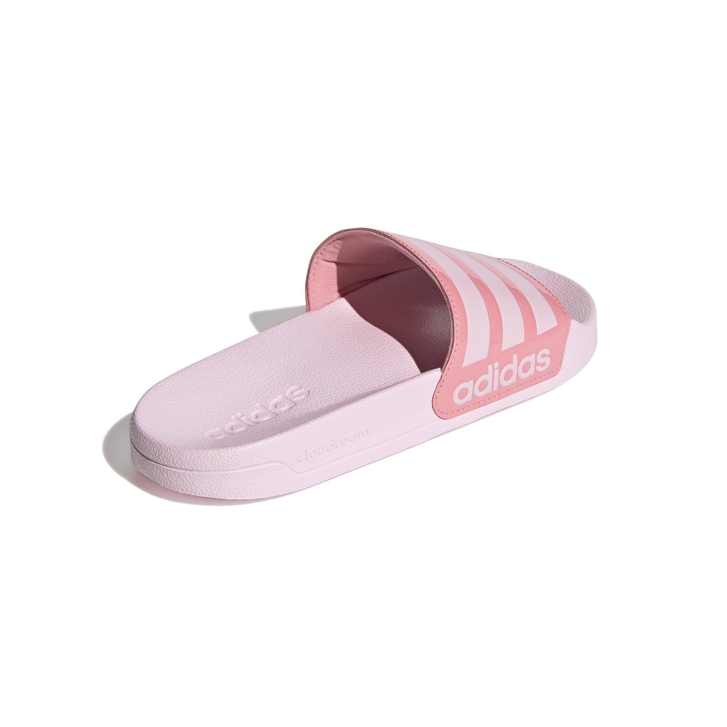 Adilette Shower Slides, Pink, A901_ONE, large image number 3