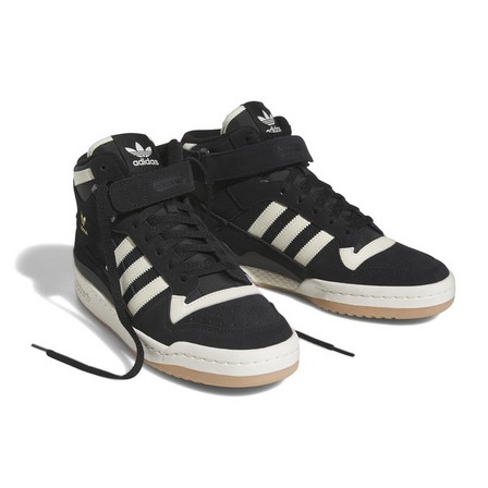 Men Forum Mid Shoes, Black, A901_ONE, large image number 0