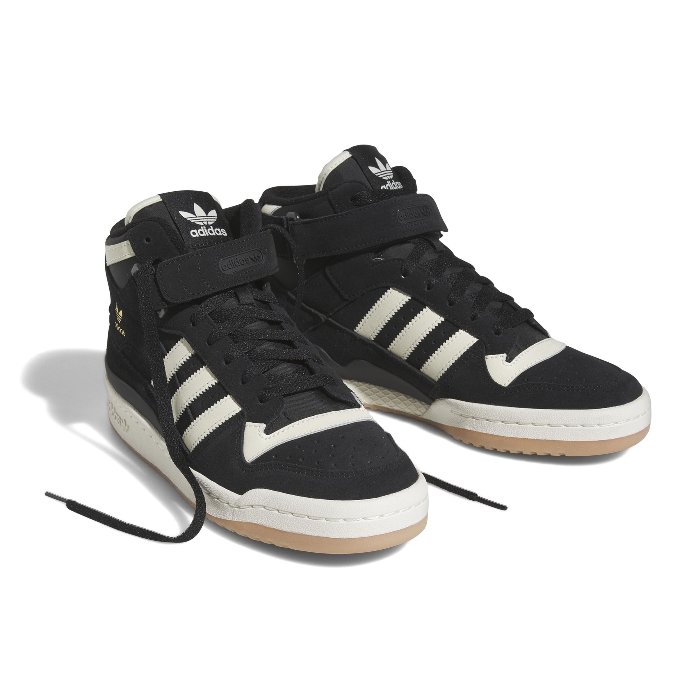 Forum Mid Shoes, Black, , large image number 1