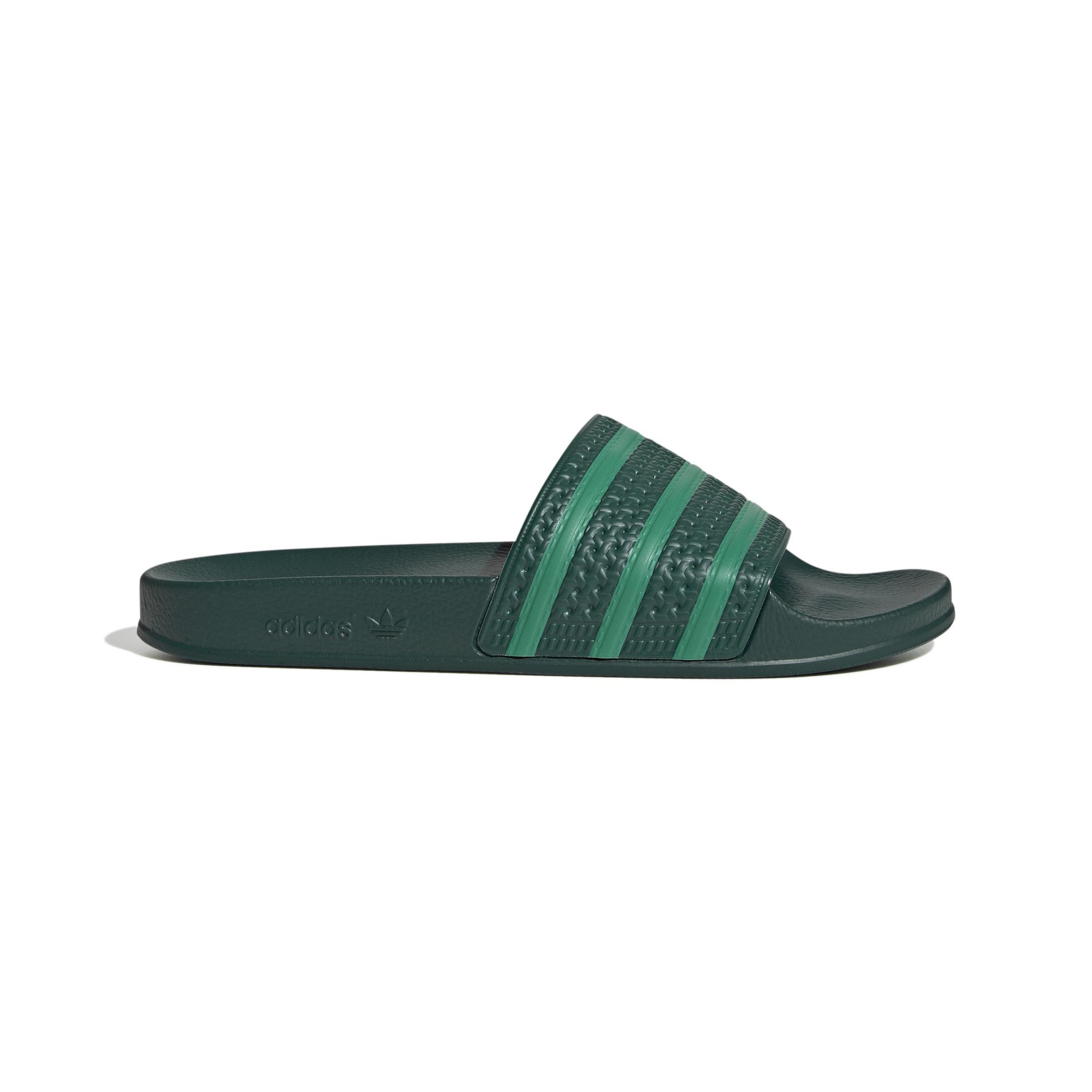Adilette Slides, Green, , large image number 0