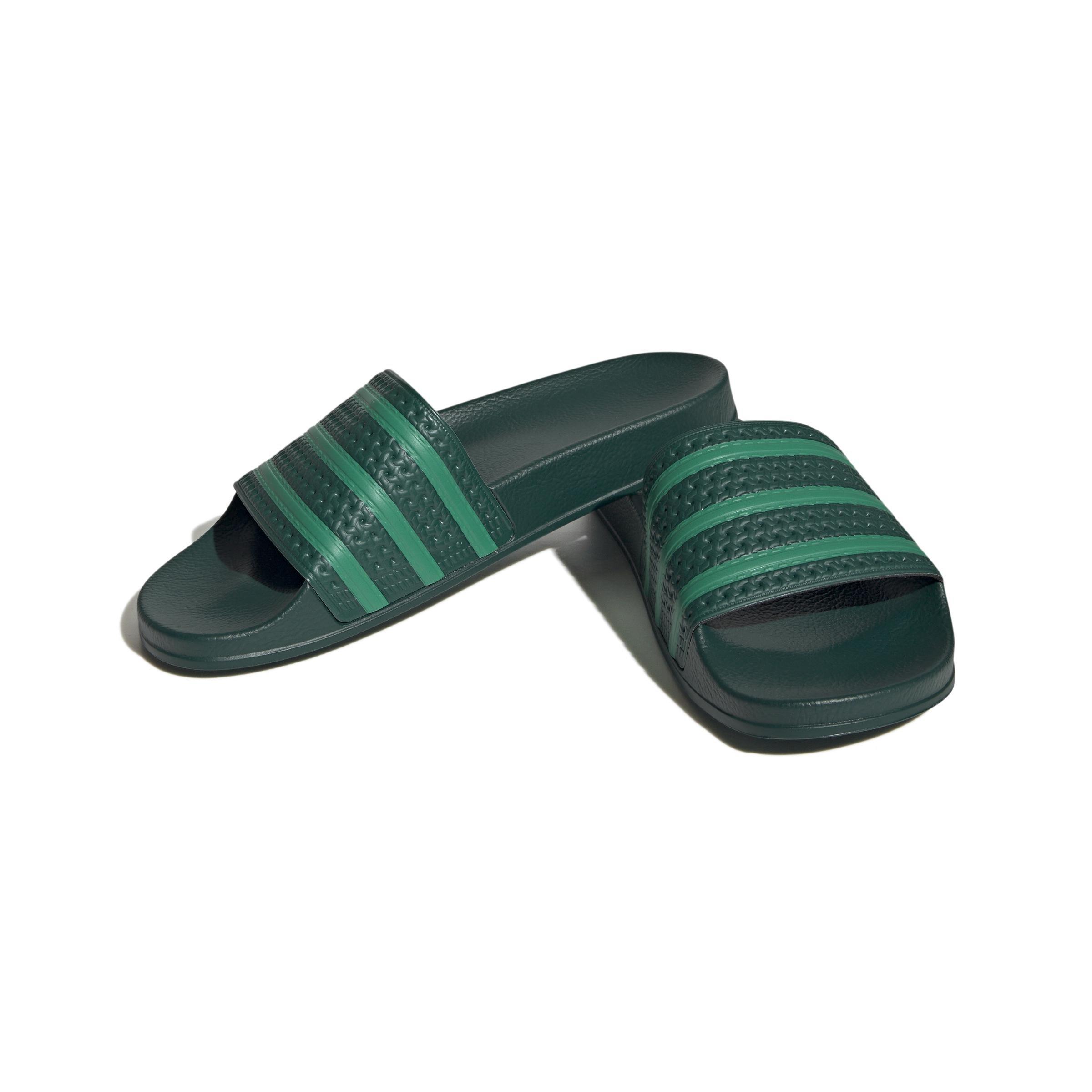 Adilette Slides, Green, A901_ONE, large image number 1