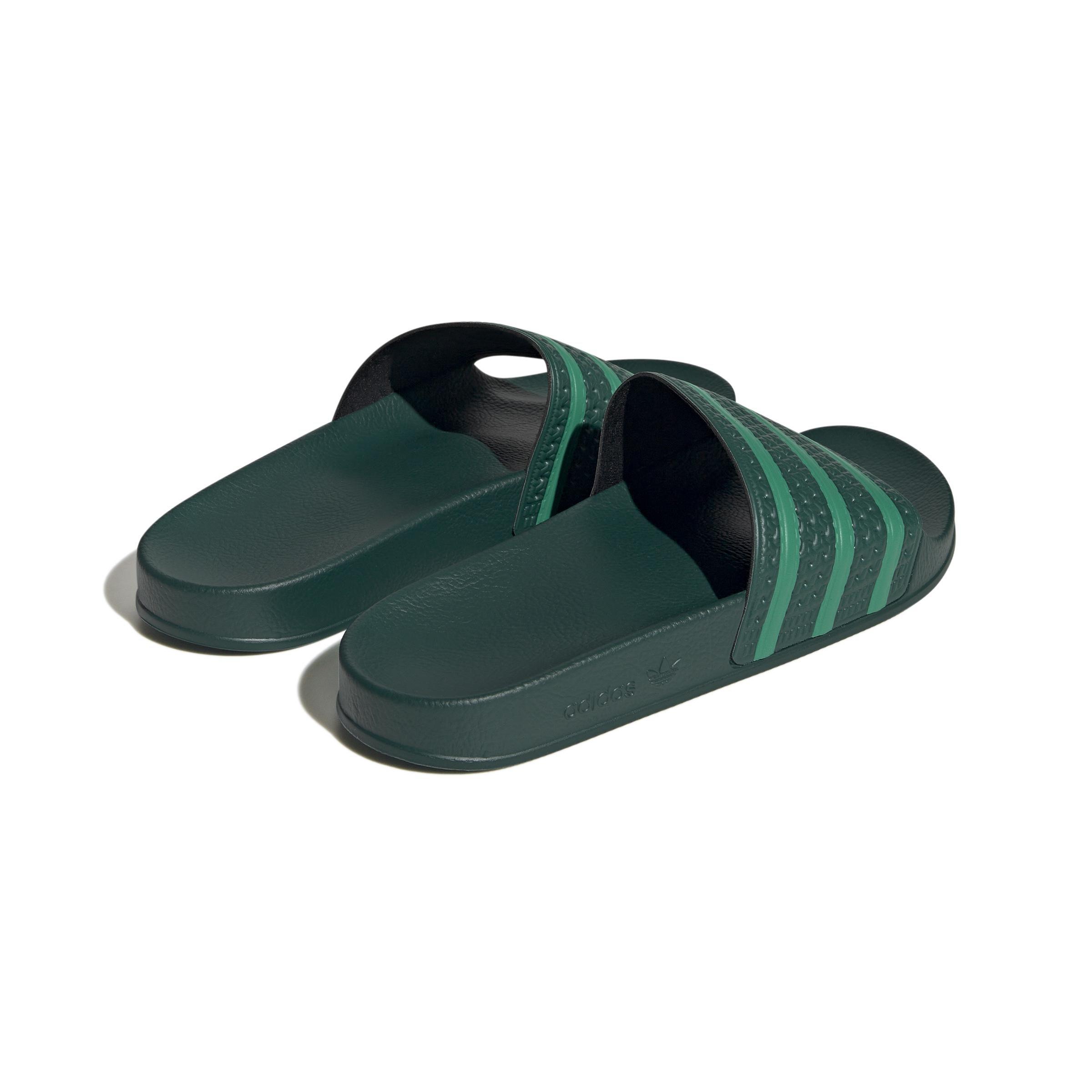 Adilette Slides, Green, A901_ONE, large image number 2