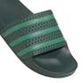 Mens Adilette Slides, Green, Green, A901_ONE, thumbnail image number 3