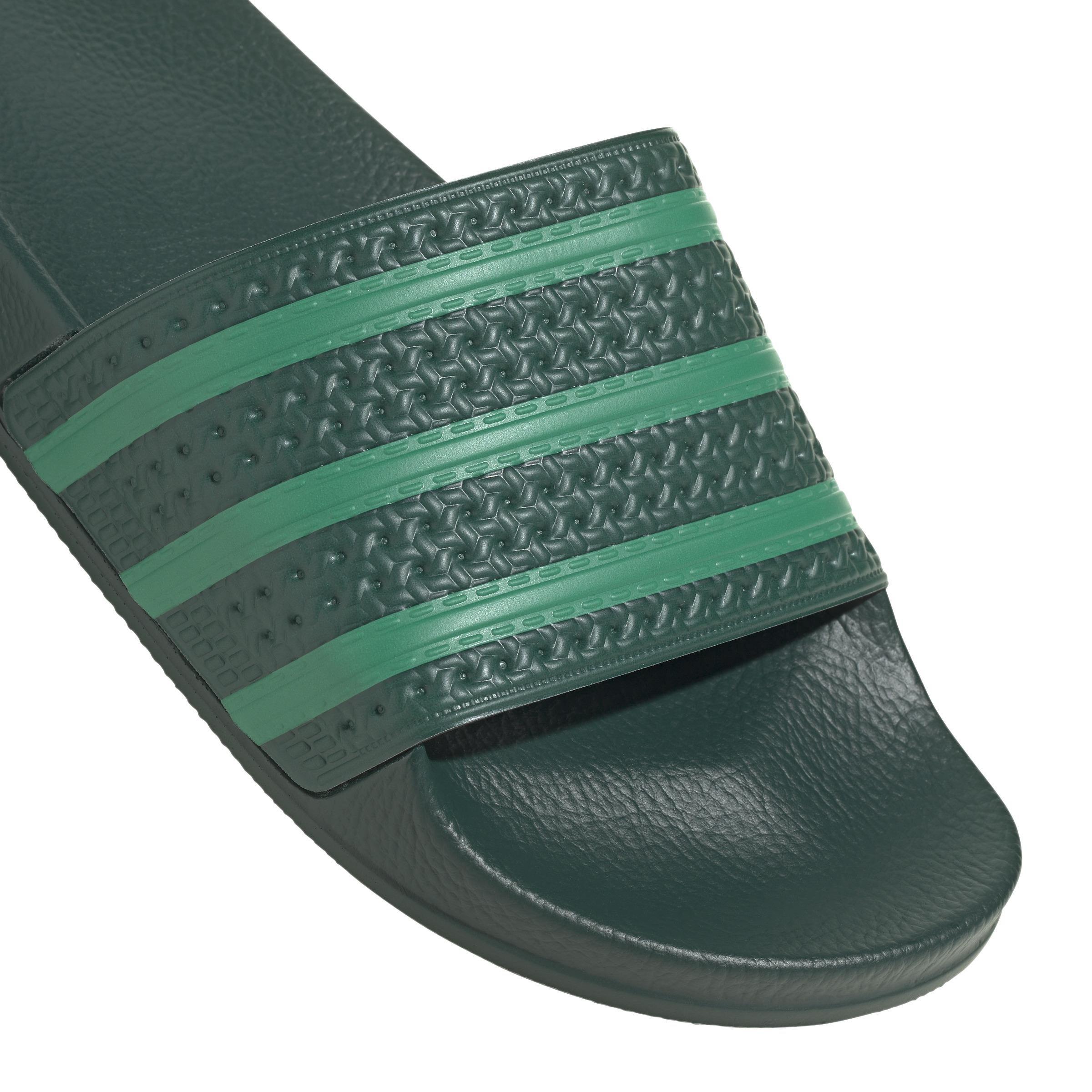 Adilette Slides, Green, A901_ONE, large image number 3