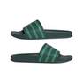 Mens Adilette Slides, Green, Green, A901_ONE, thumbnail image number 6